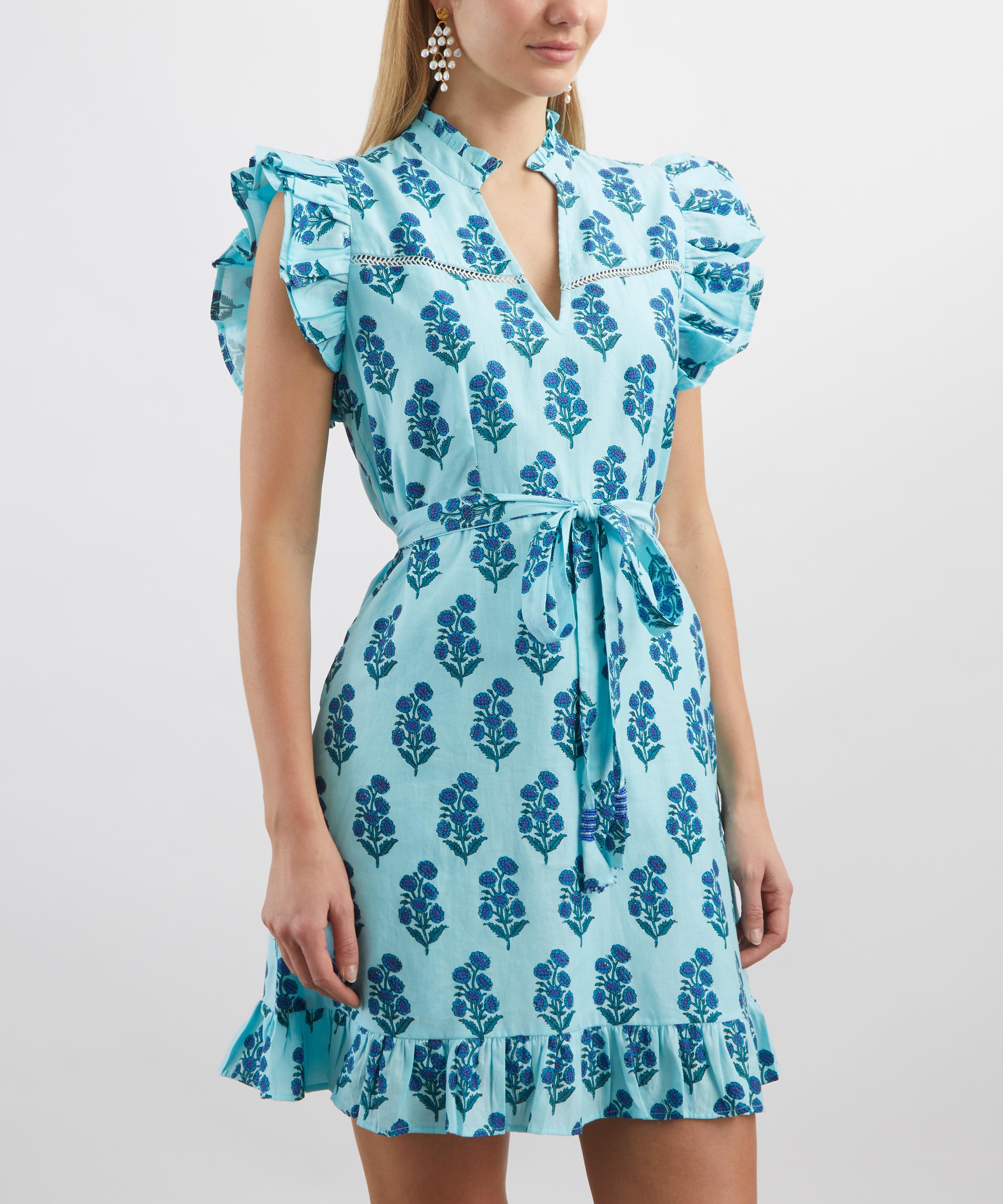 Neve & Noor - Lily Azure Fan Dress image number 2