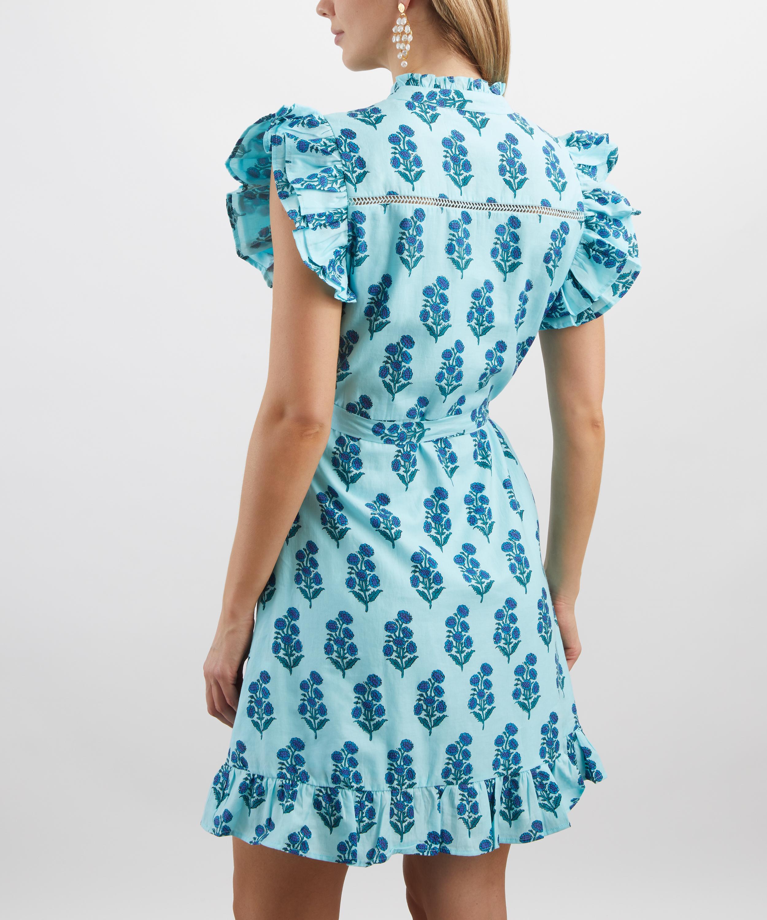 Neve & Noor - Lily Azure Fan Dress image number 3