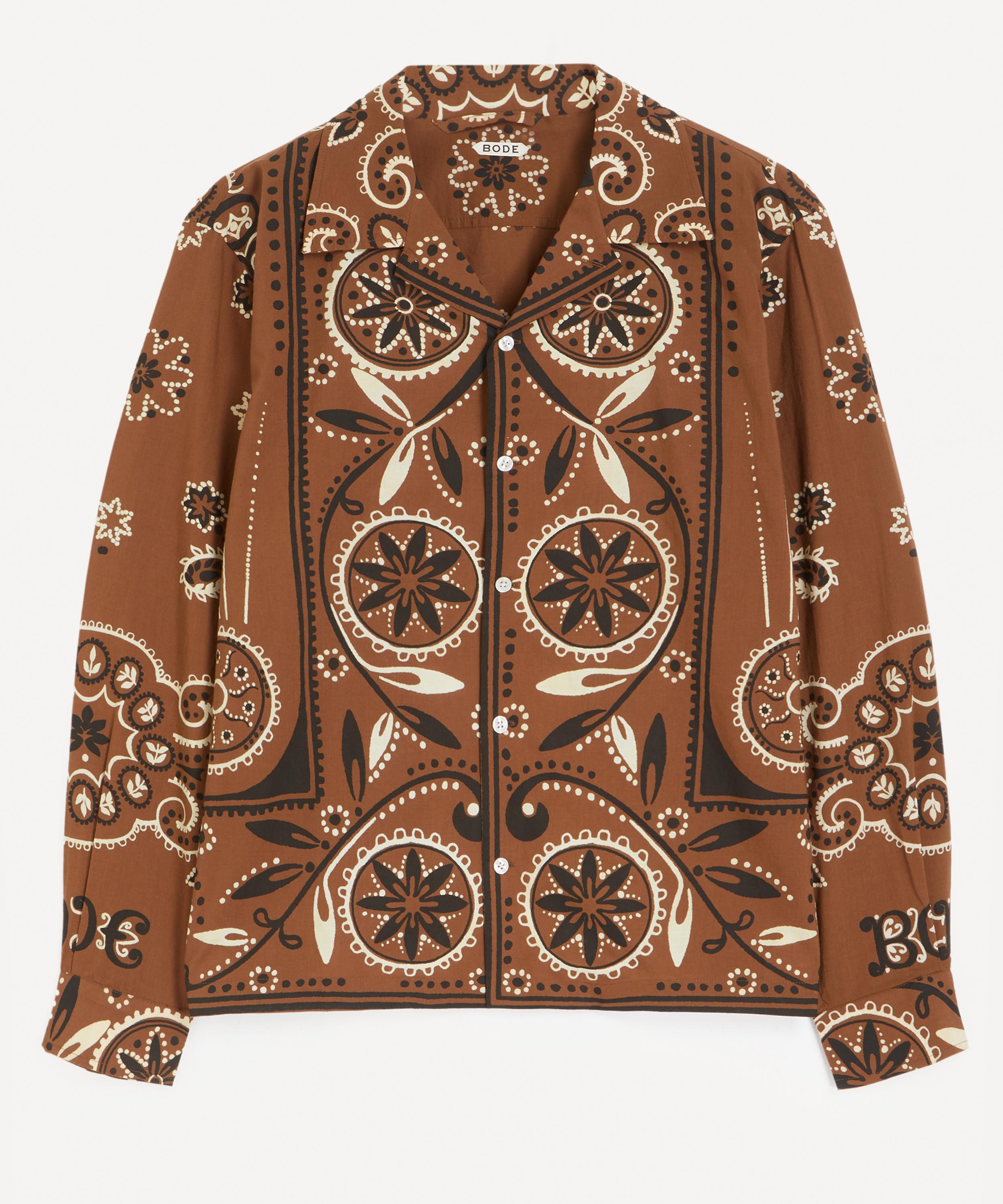Bode - Bandana Print Long-Sleeve Shirt image number 0