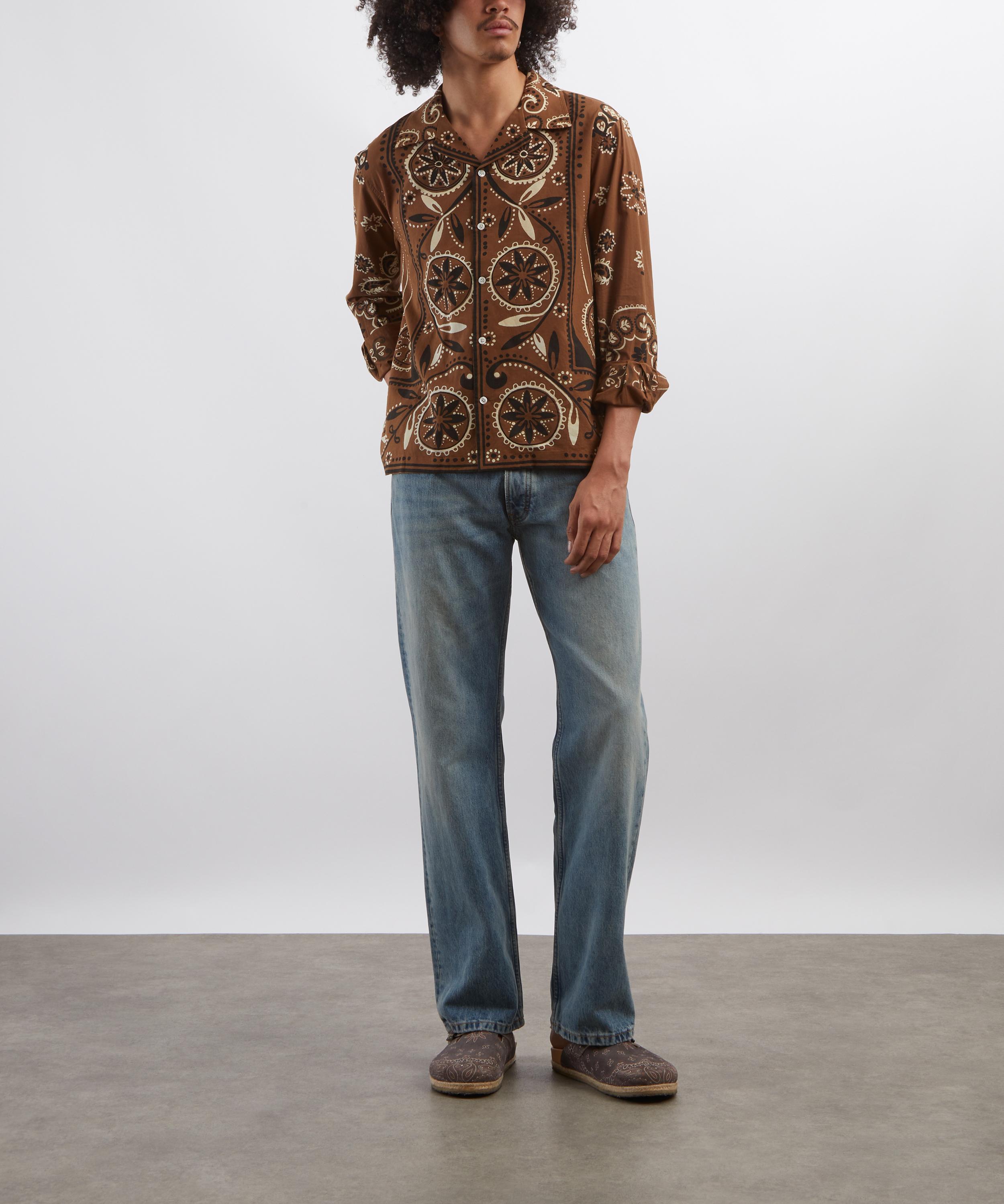 Bode - Bandana Print Long-Sleeve Shirt image number 1
