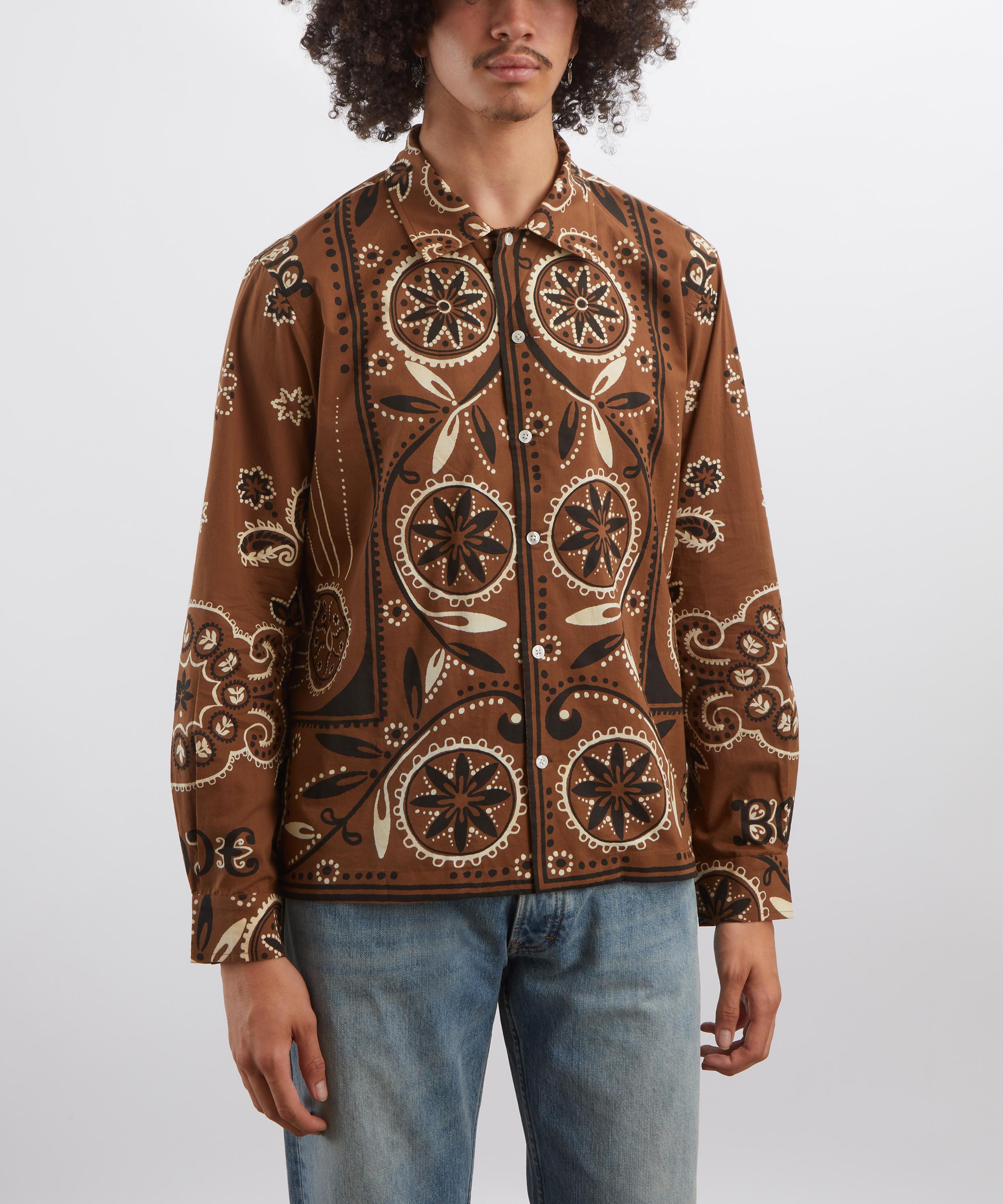 Bode - Bandana Print Long-Sleeve Shirt image number 2