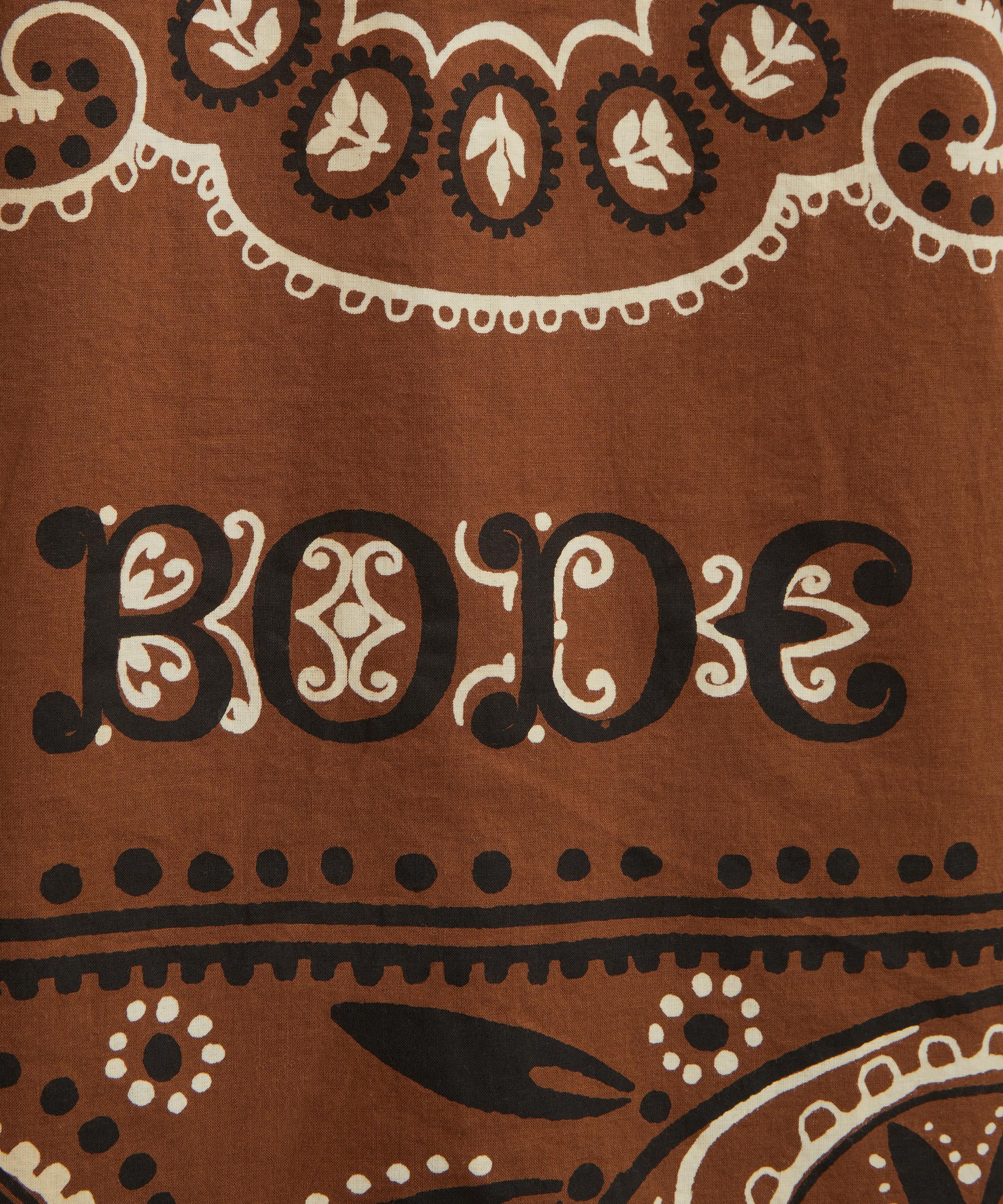 Bode - Bandana Print Long-Sleeve Shirt image number 4