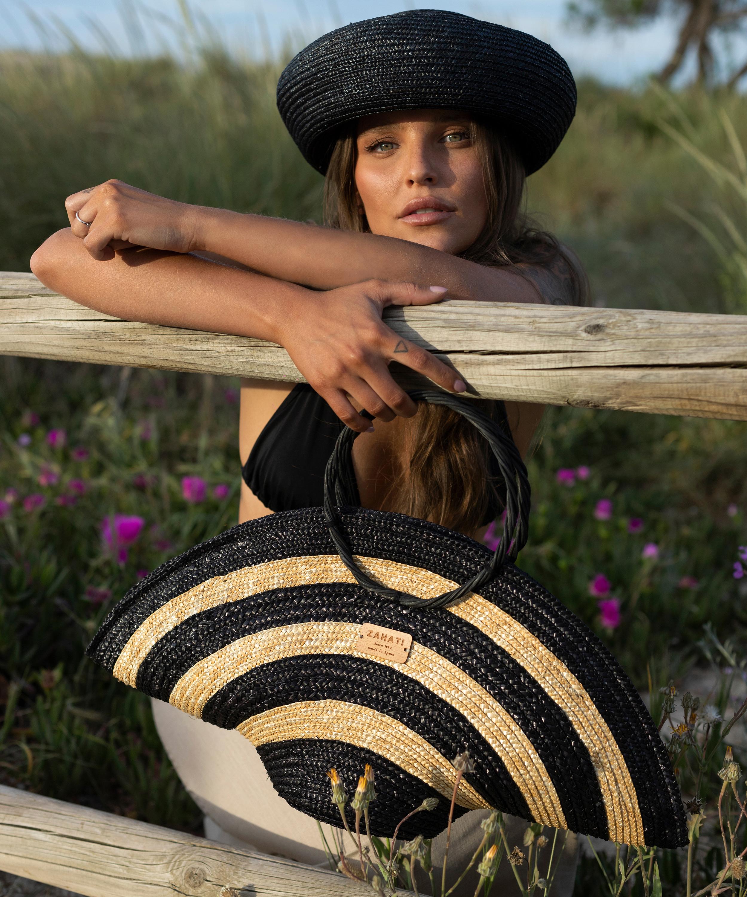 Zahati - Medium Zebra Hat Bag image number 1