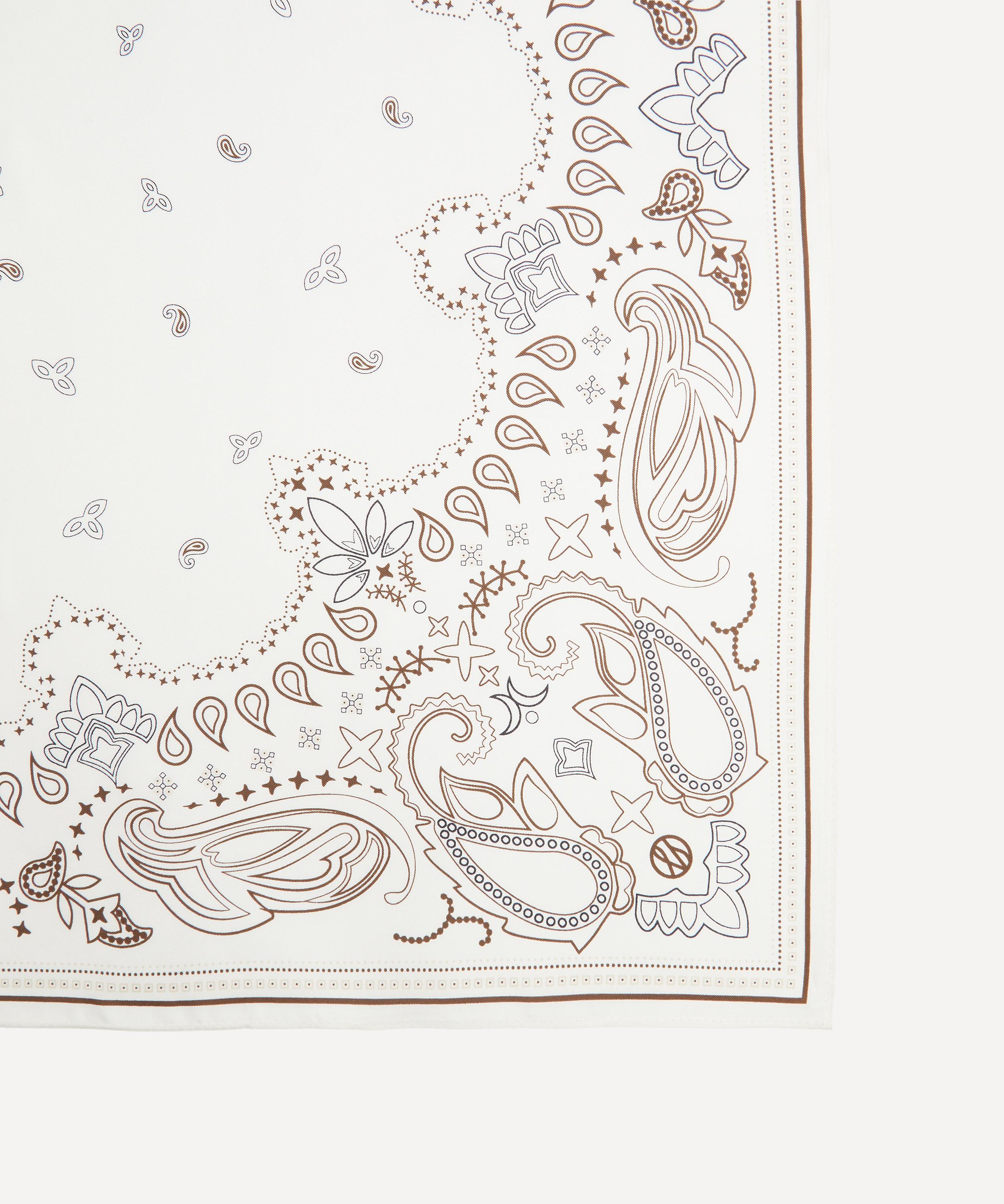Lescarf - Paisley 65x65 Silk Scarf image number 2