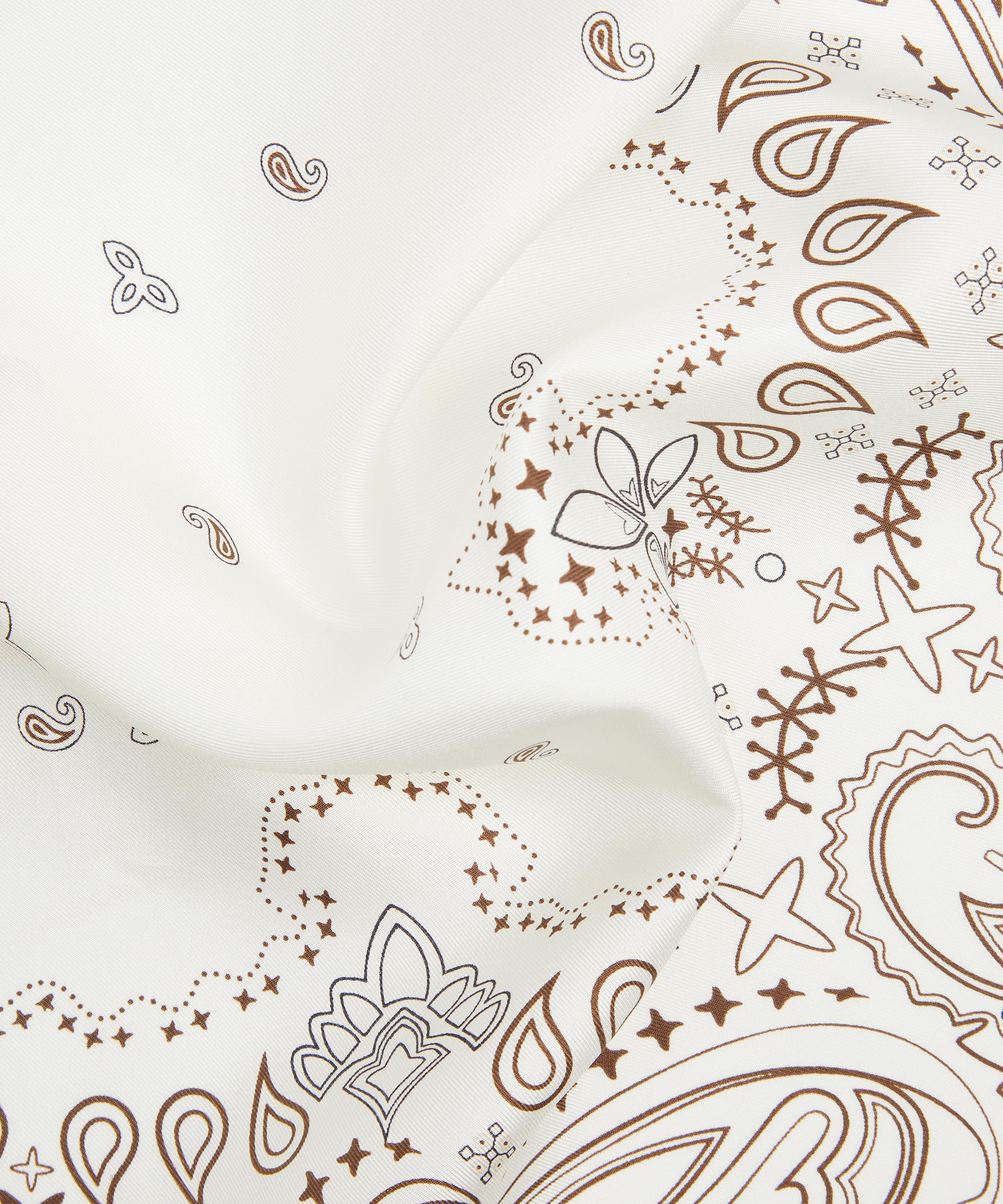 Lescarf - Paisley 65x65 Silk Scarf image number 3