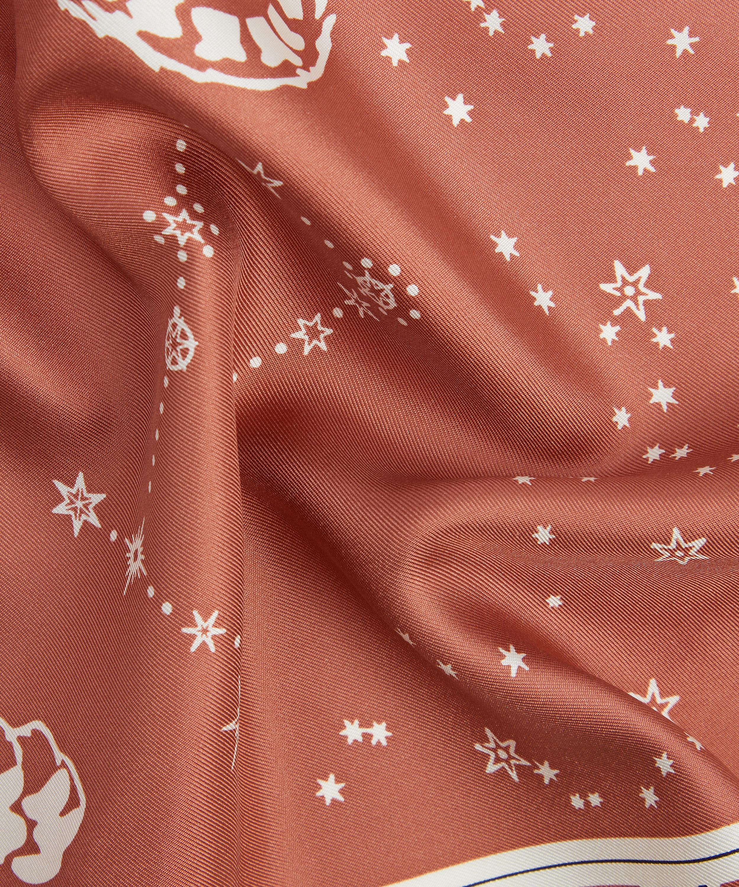 Lescarf - Gemini 65x65 Silk Scarf image number 3
