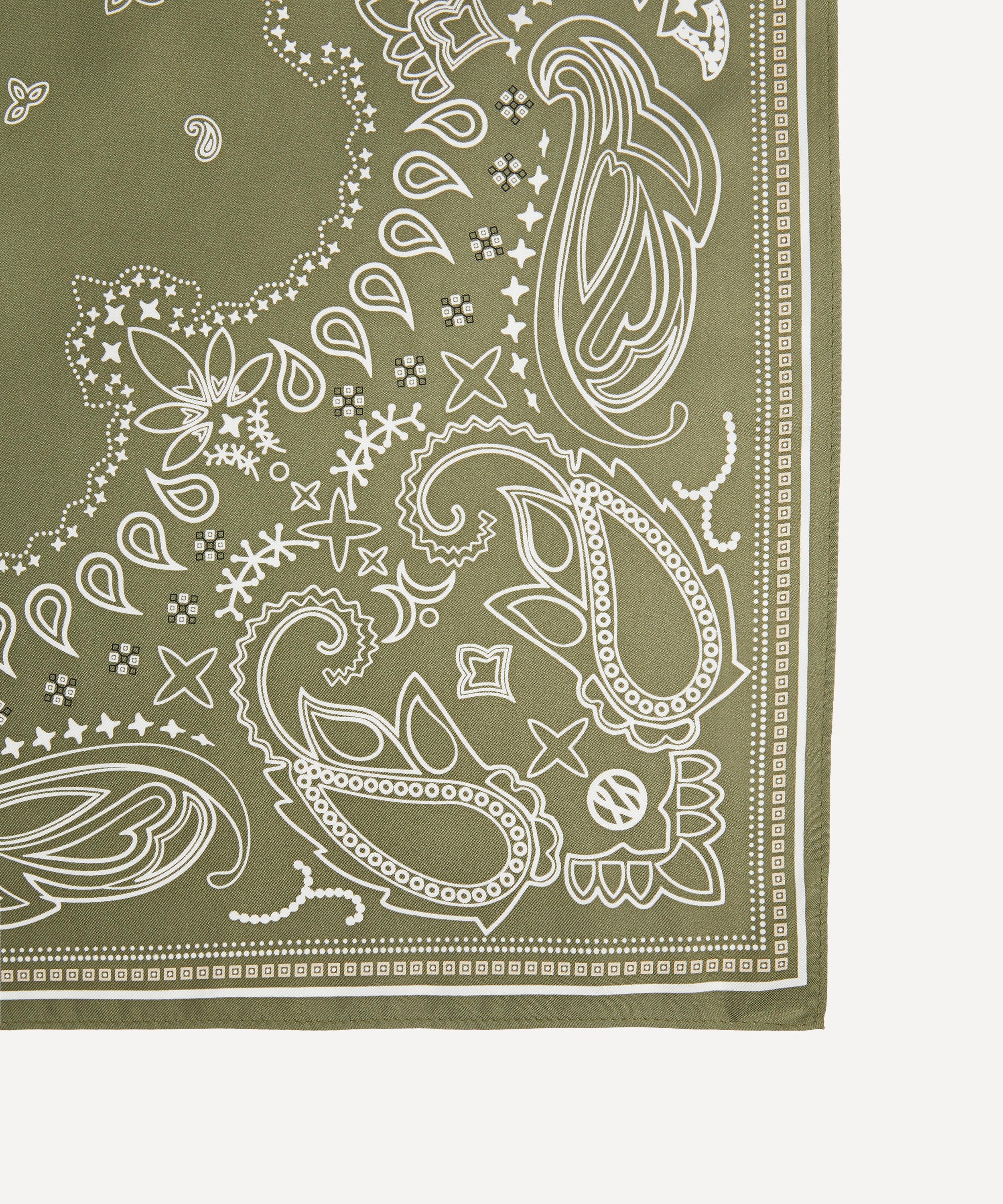 Lescarf - Paisley 65x65 Silk Scarf image number 2