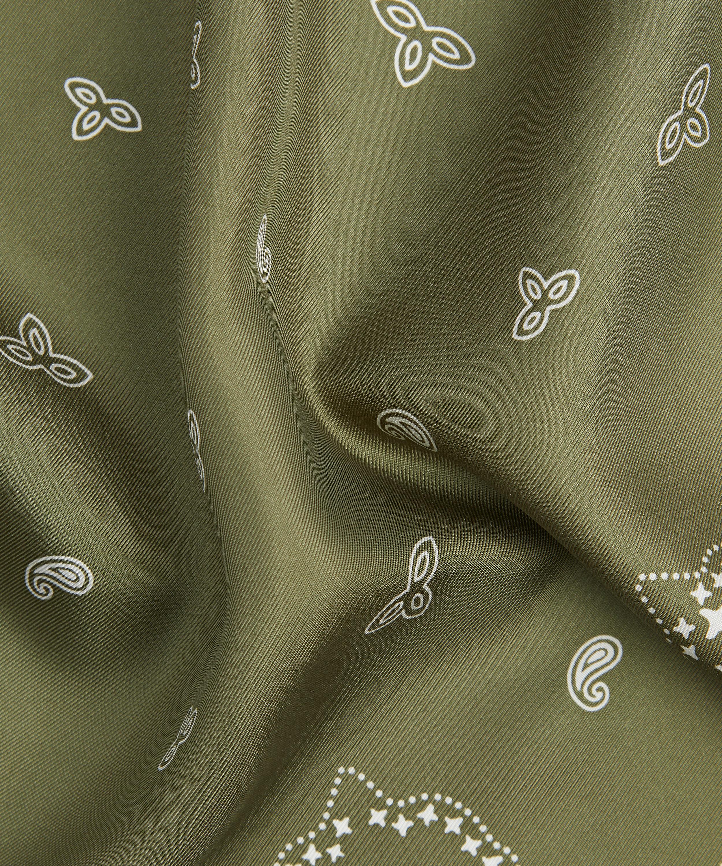 Lescarf - Paisley 65x65 Silk Scarf image number 3