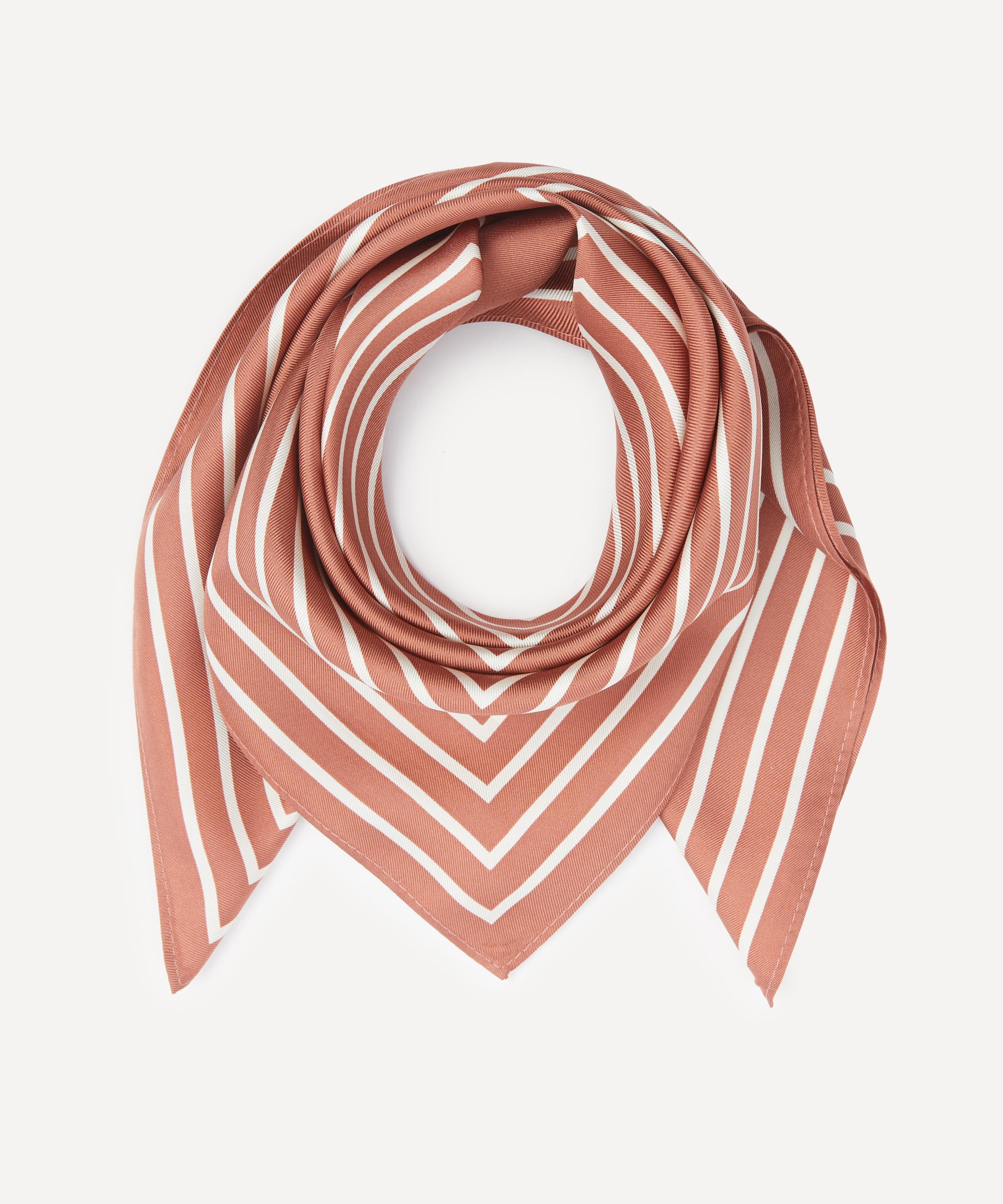 Lescarf - Striped Silk Scarf