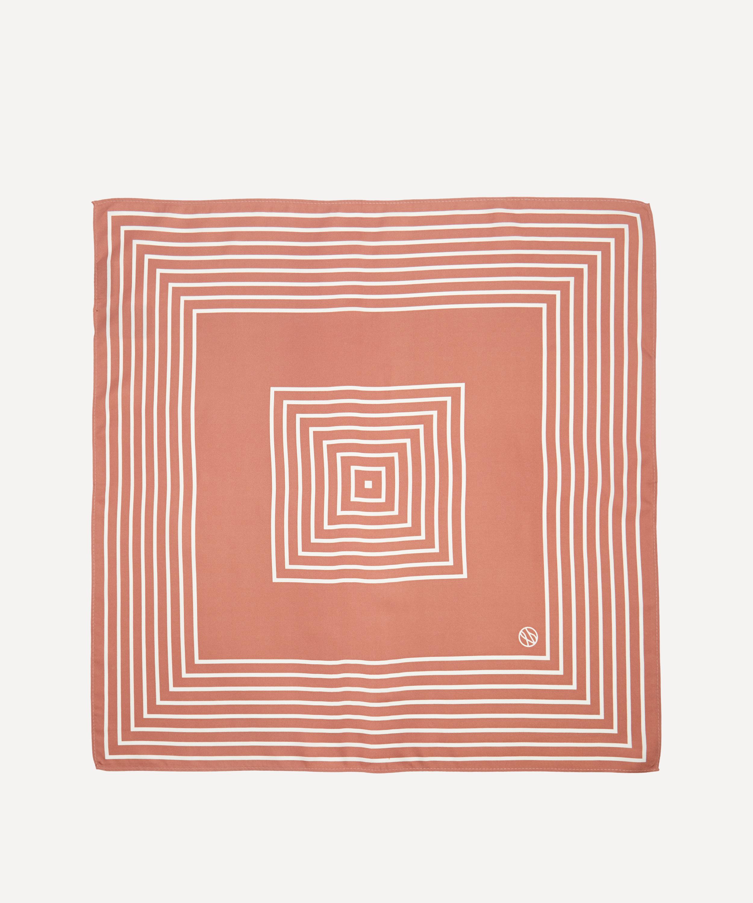 Lescarf - Striped Silk Scarf image number 1