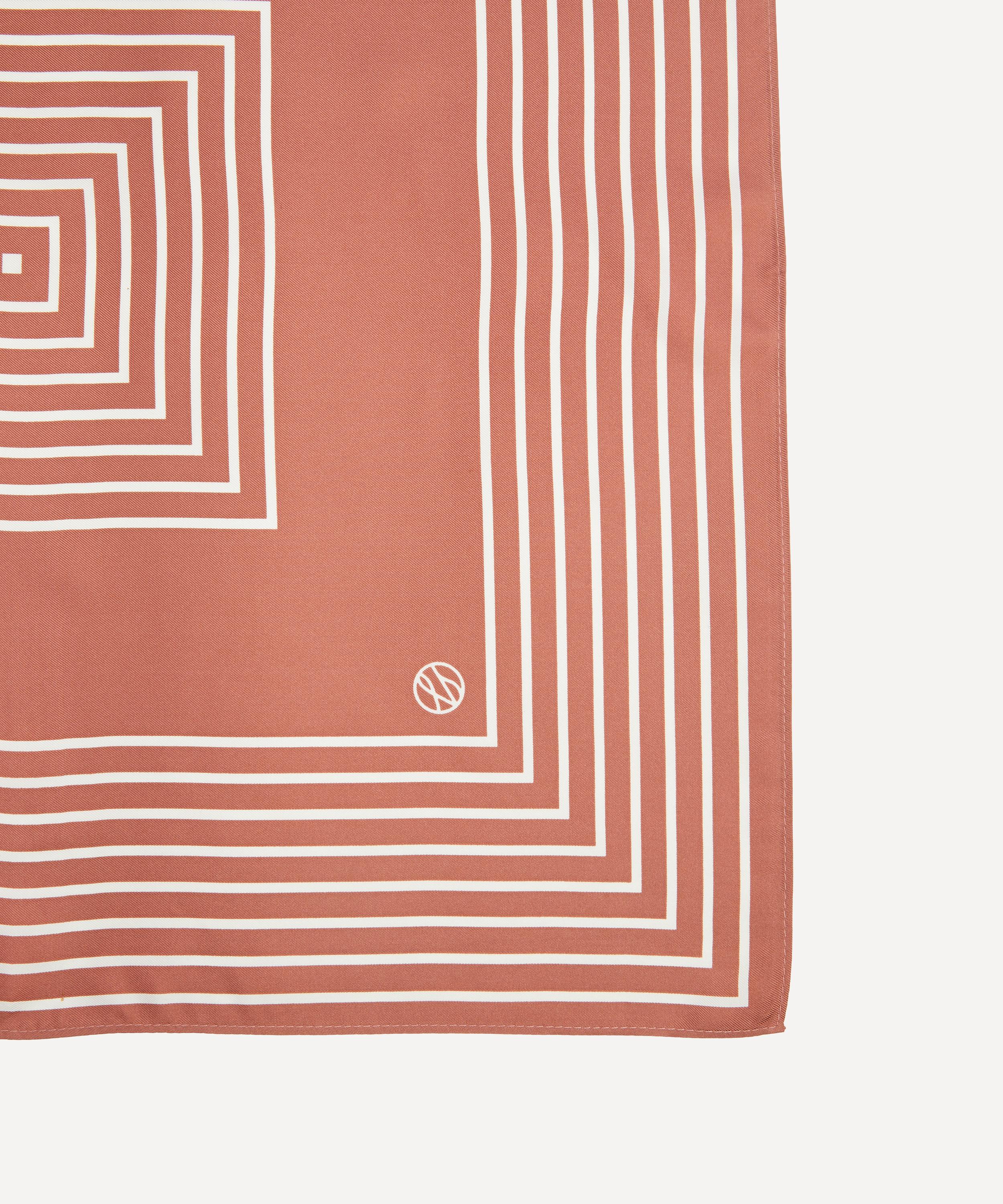 Lescarf - Striped Silk Scarf image number 2