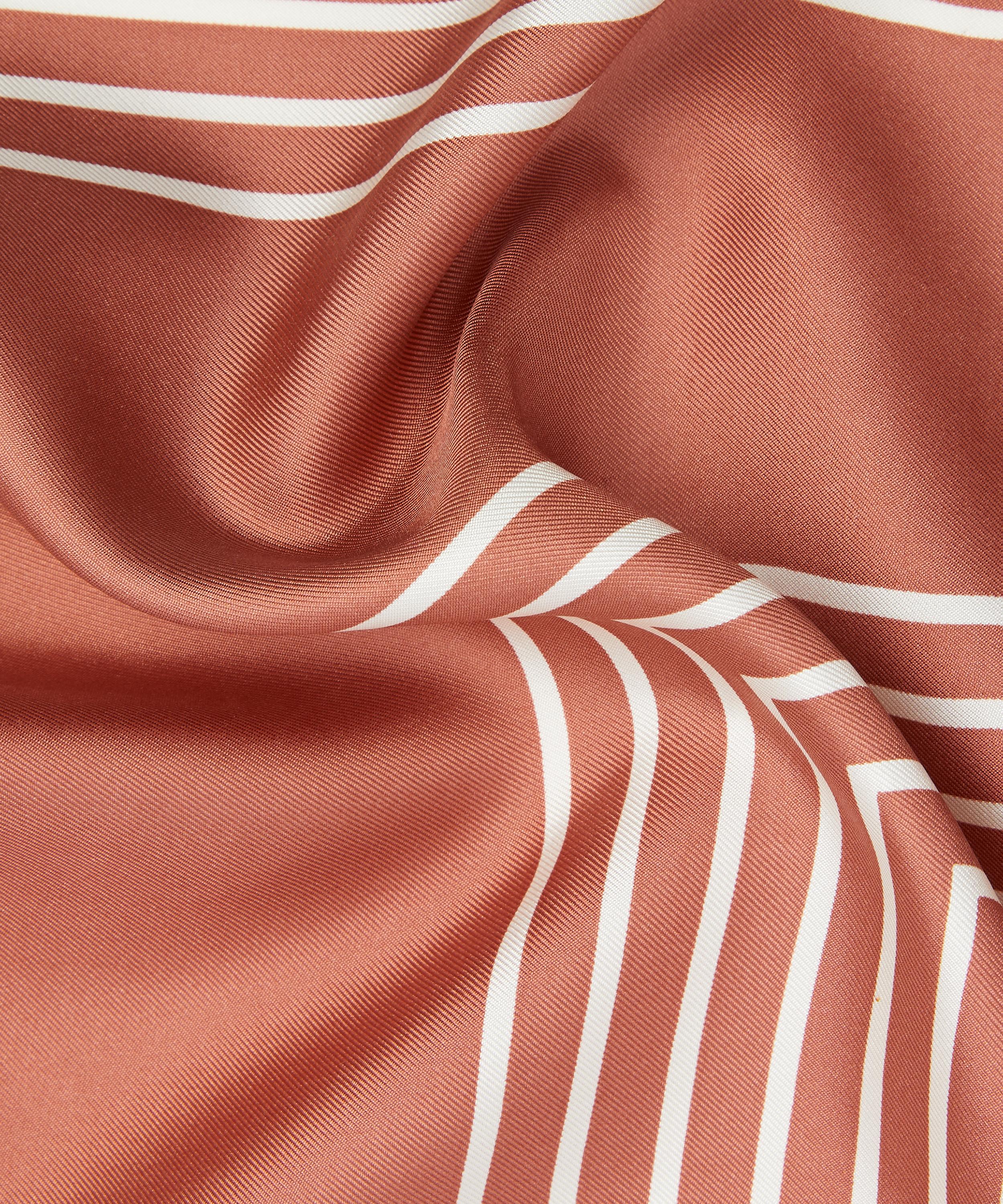 Lescarf - Striped Silk Scarf image number 3