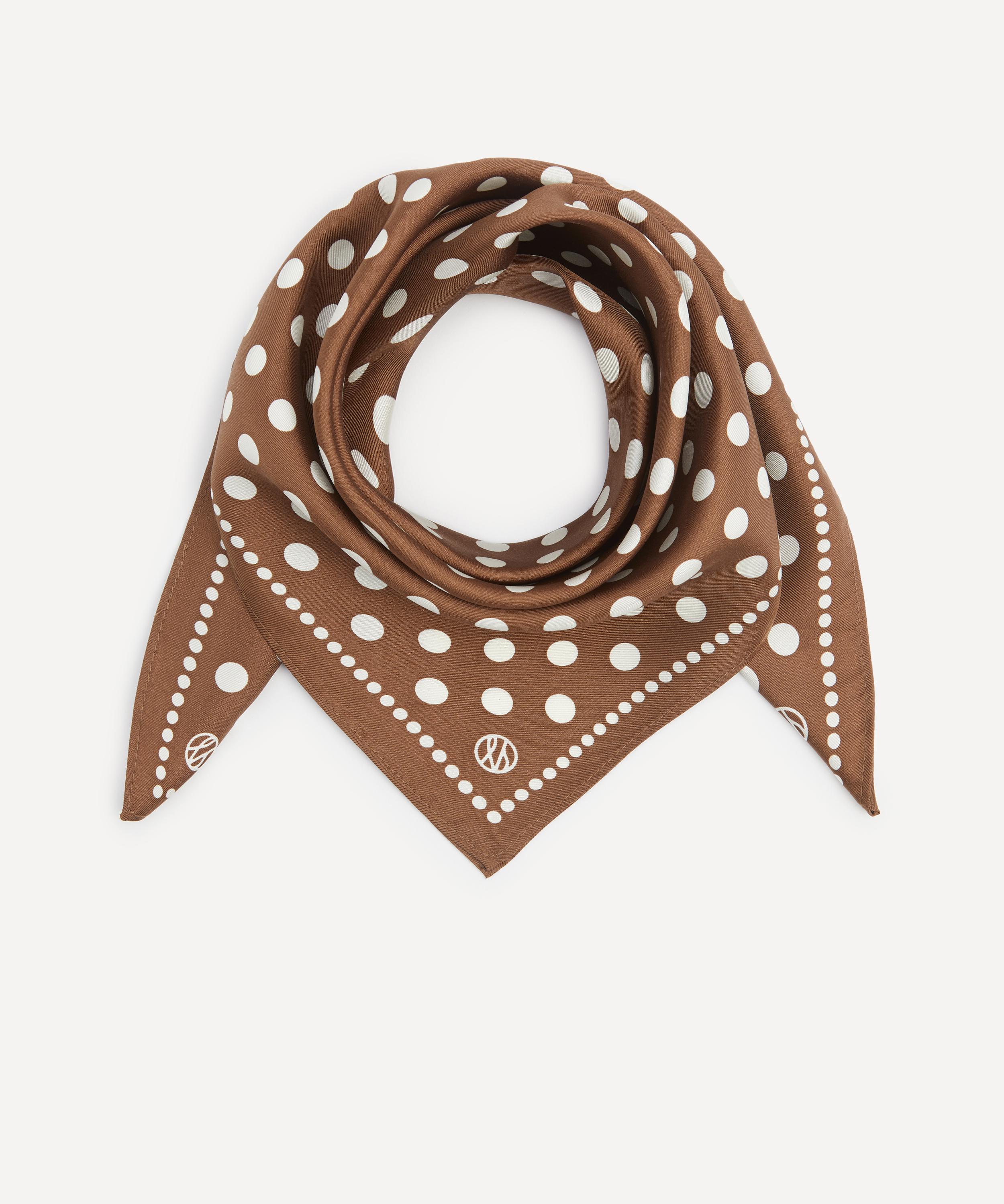 Lescarf - Polka Dot 50x50 Silk Scarf