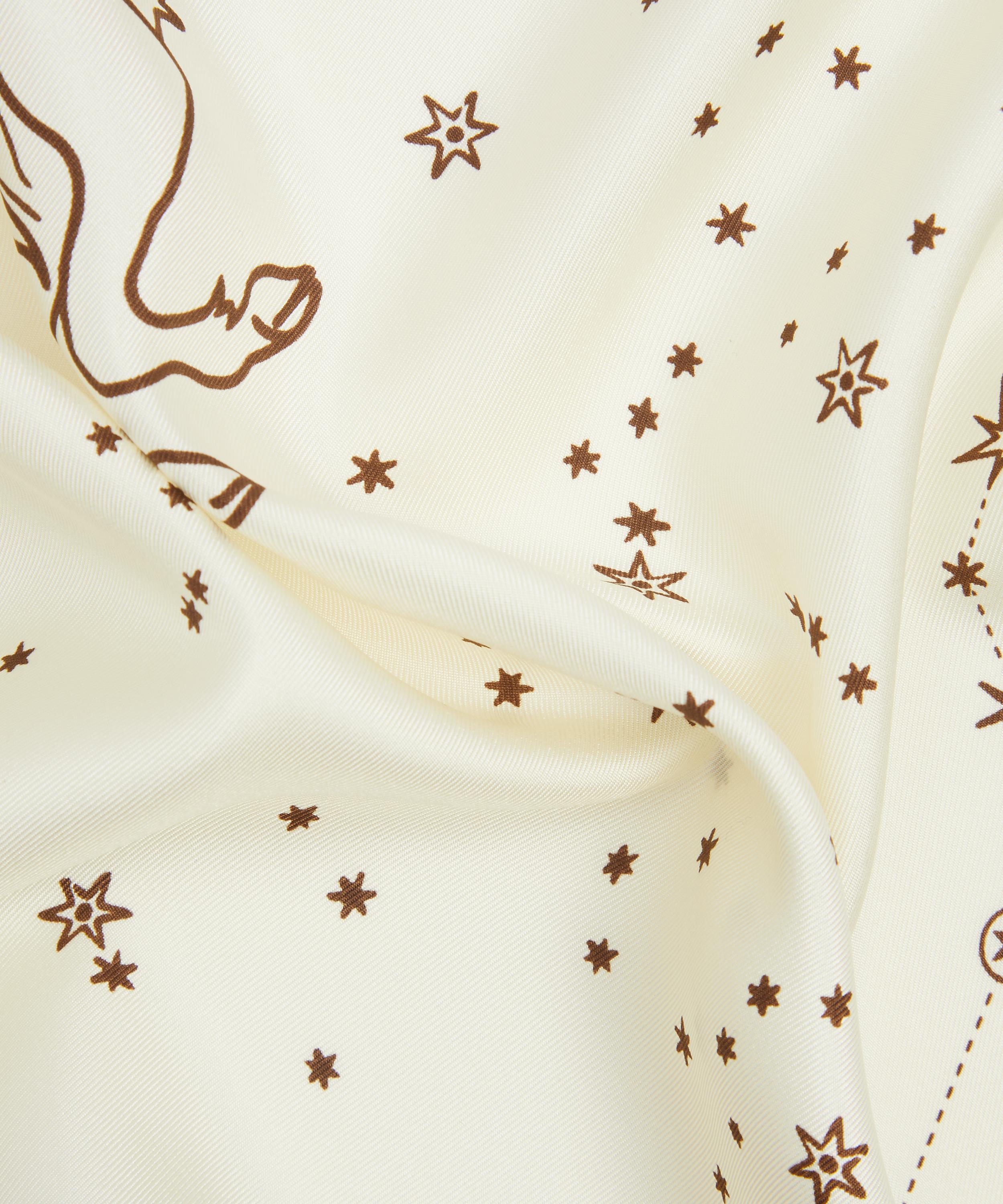 Lescarf - Capricorn 65x65 Silk Scarf image number 3