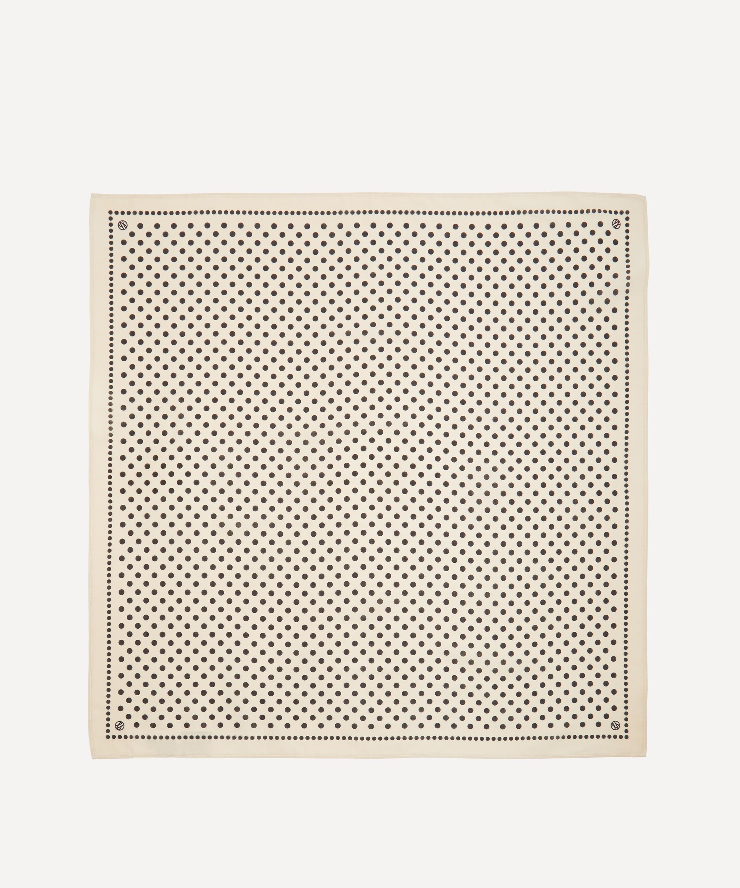 Lescarf - Polka Dot 65x65 Silk Scarf image number 1