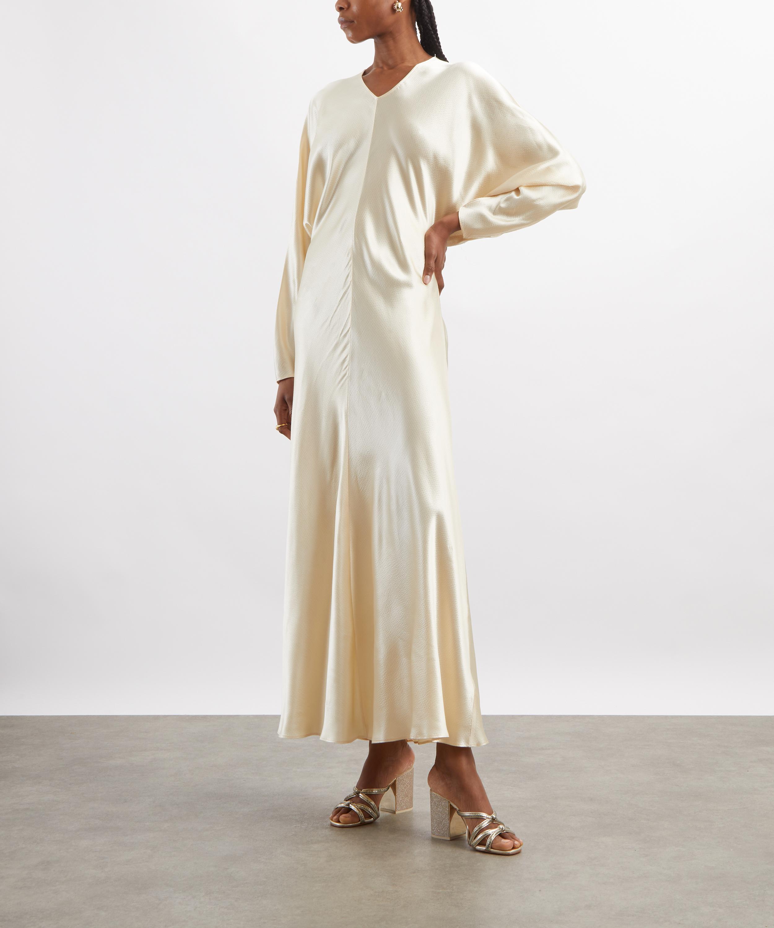 FFORME - Naomie Cream Satin Dress image number 1