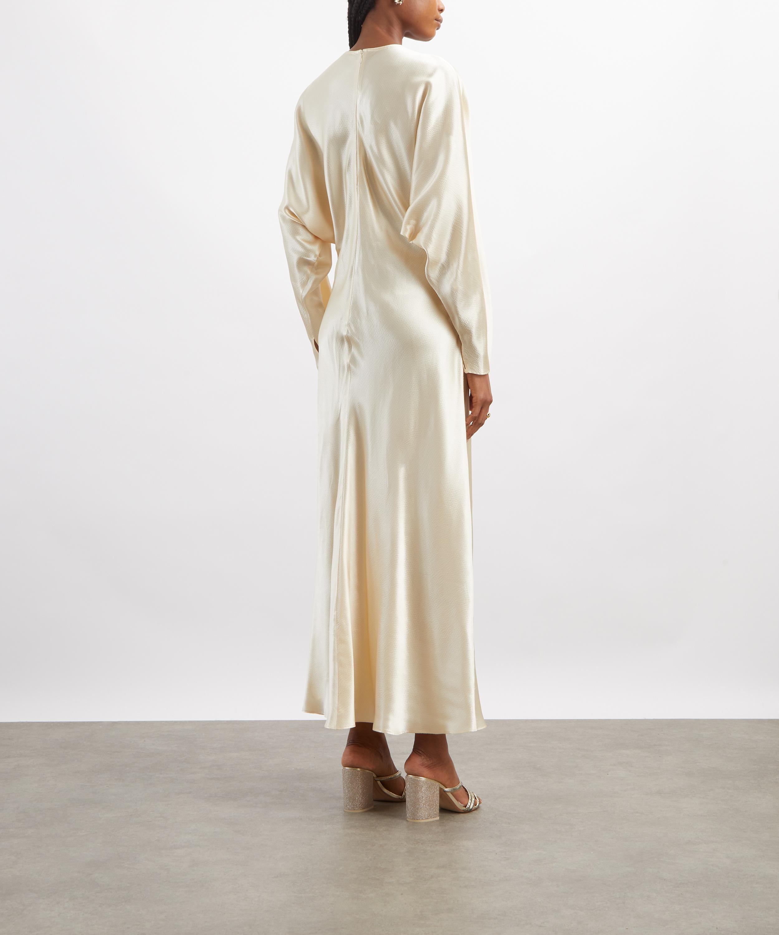 FFORME - Naomie Cream Satin Dress image number 3