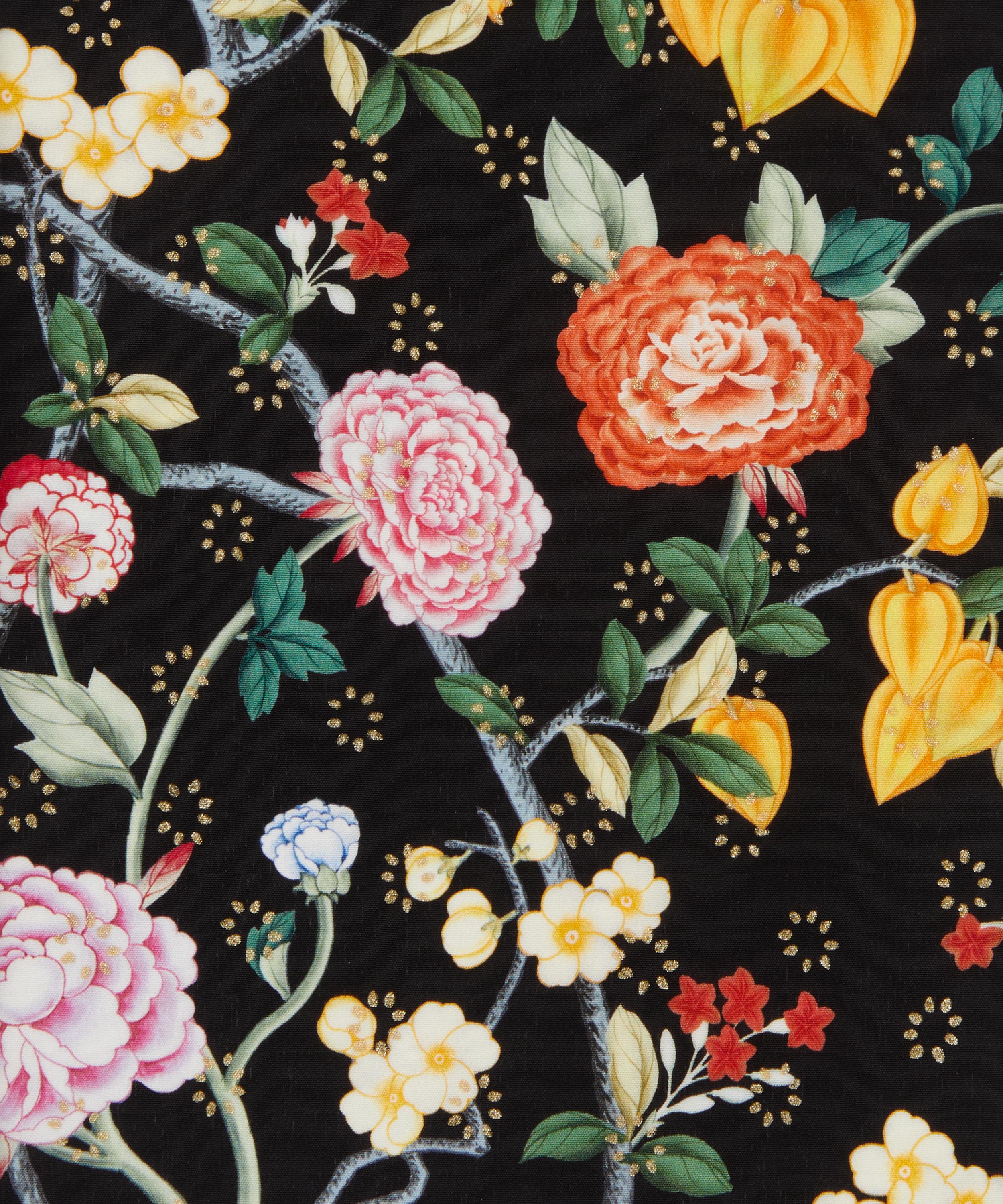 Liberty Fabrics - Chinoiserie Bloom Sun Metallics Crepe de Chine image number 0