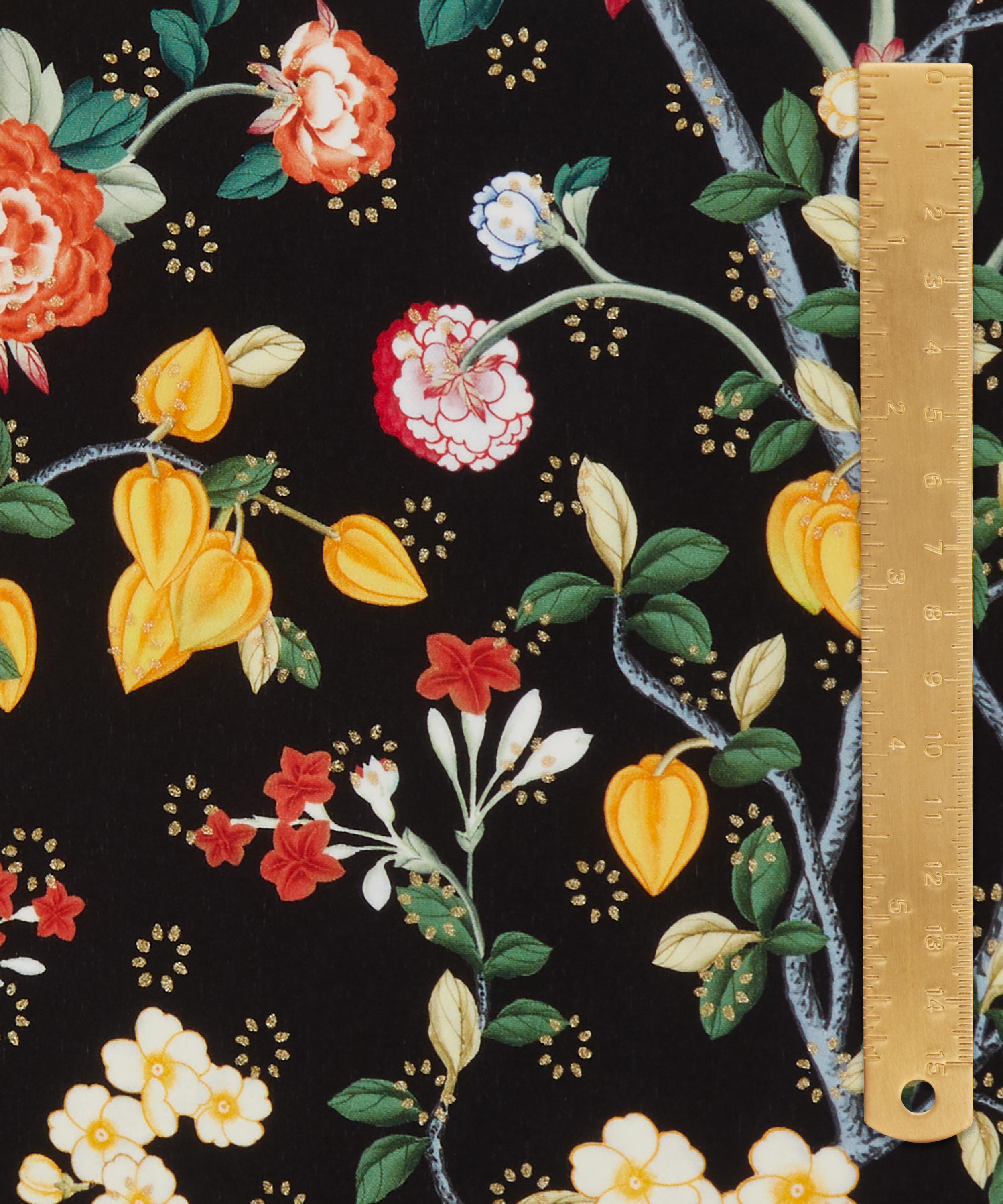 Liberty Fabrics - Chinoiserie Bloom Sun Metallics Crepe de Chine image number 4