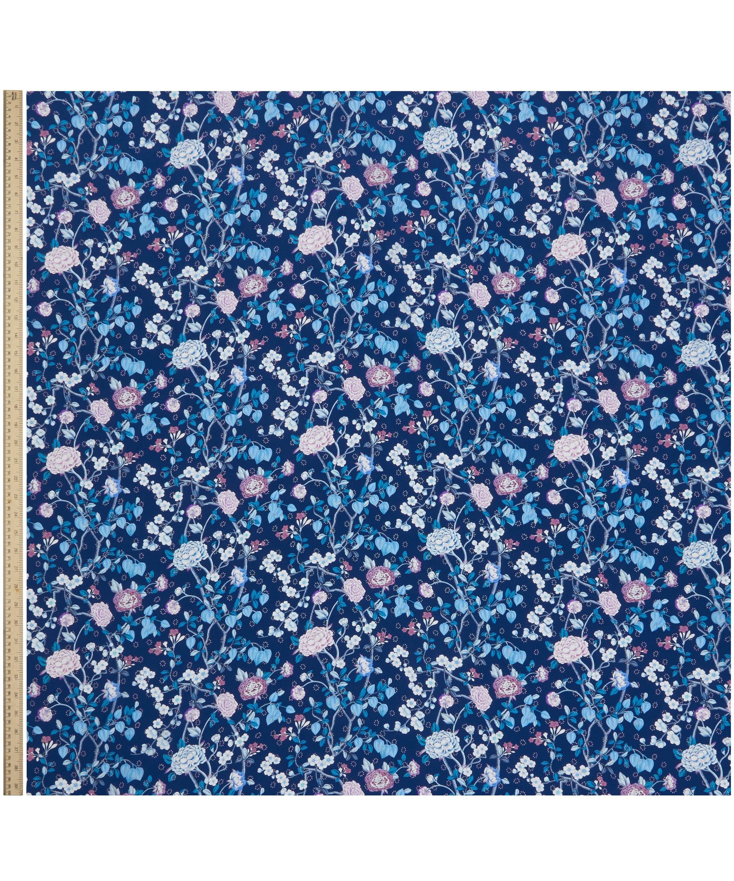 Liberty Fabrics - Chinoiserie Bloom Sun Metallics Crepe de Chine image number 1