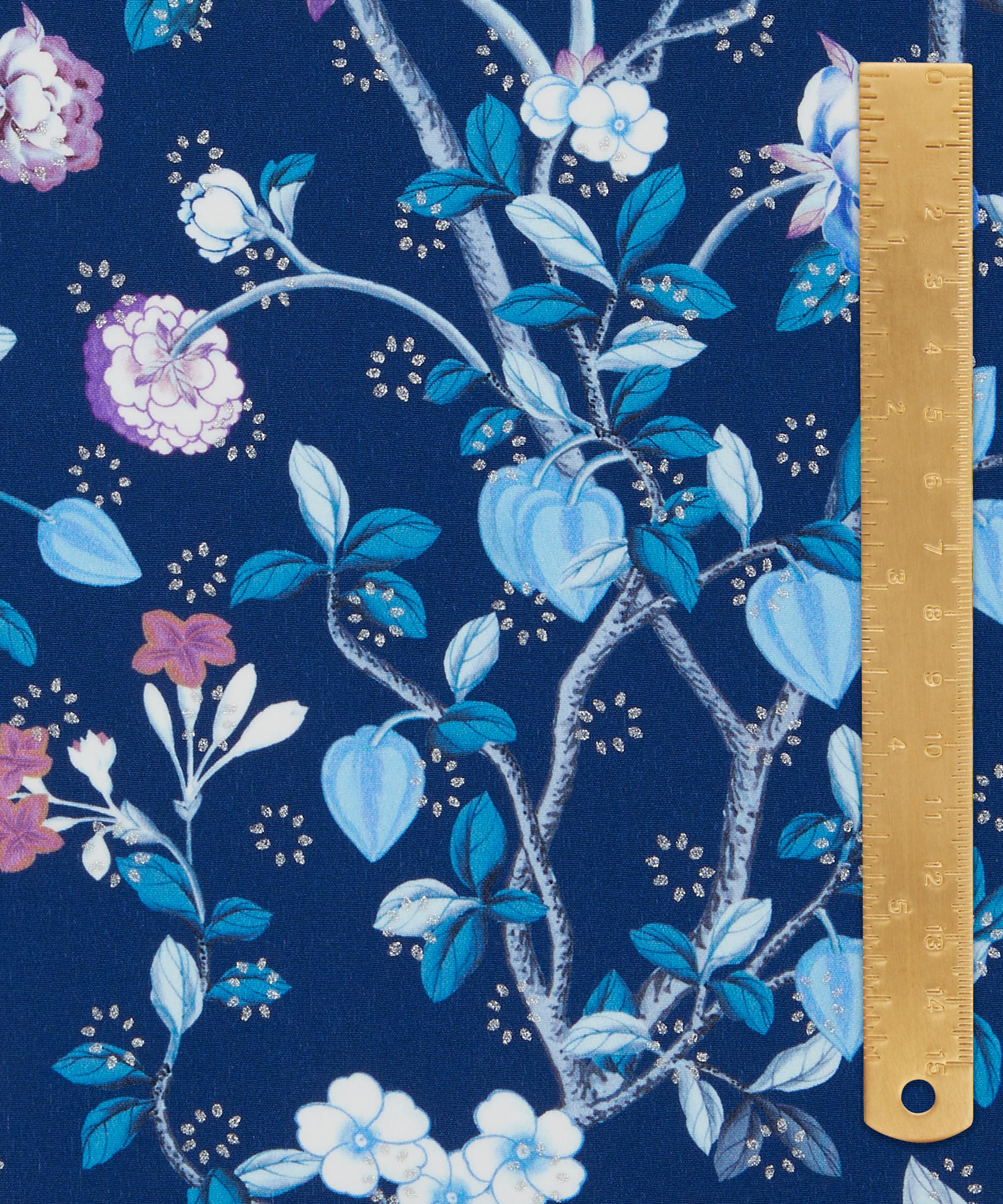 Liberty Fabrics - Chinoiserie Bloom Sun Metallics Crepe de Chine image number 4