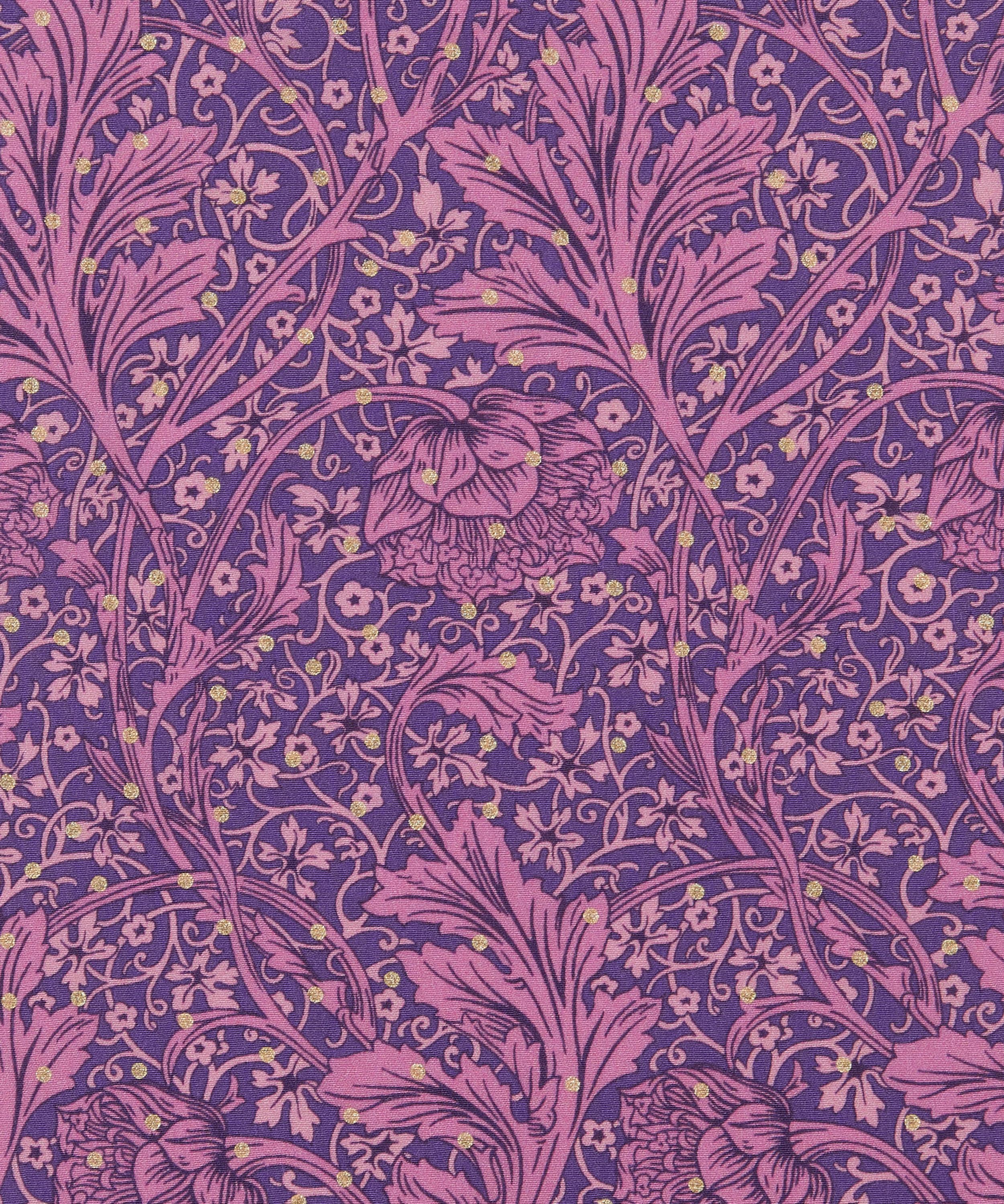 Liberty Fabrics - Arcadia Trail Spot Metallics Crepe de Chine