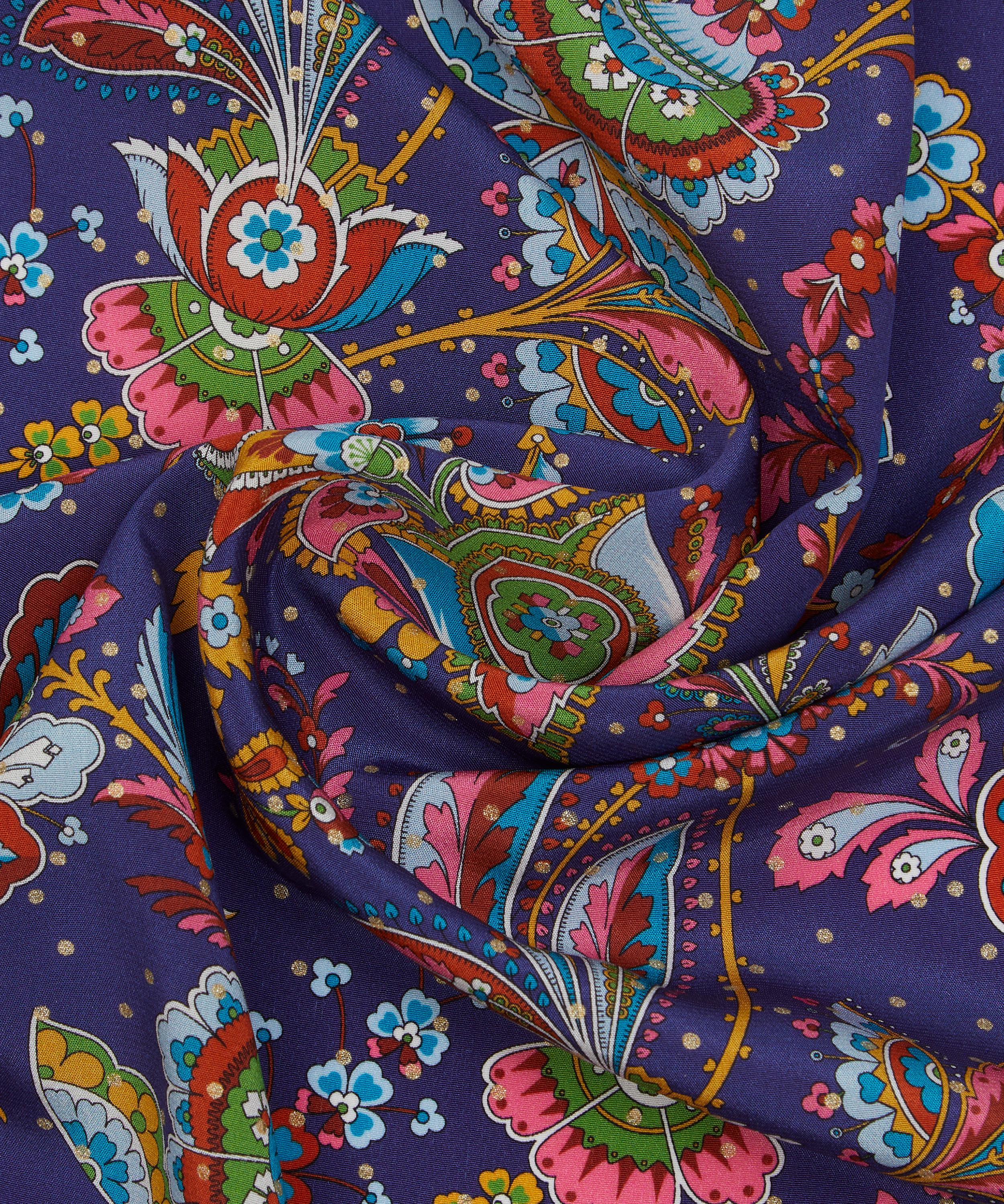 Liberty Fabrics - Epiphany Trail Spot Metallics Crepe de Chine image number 3