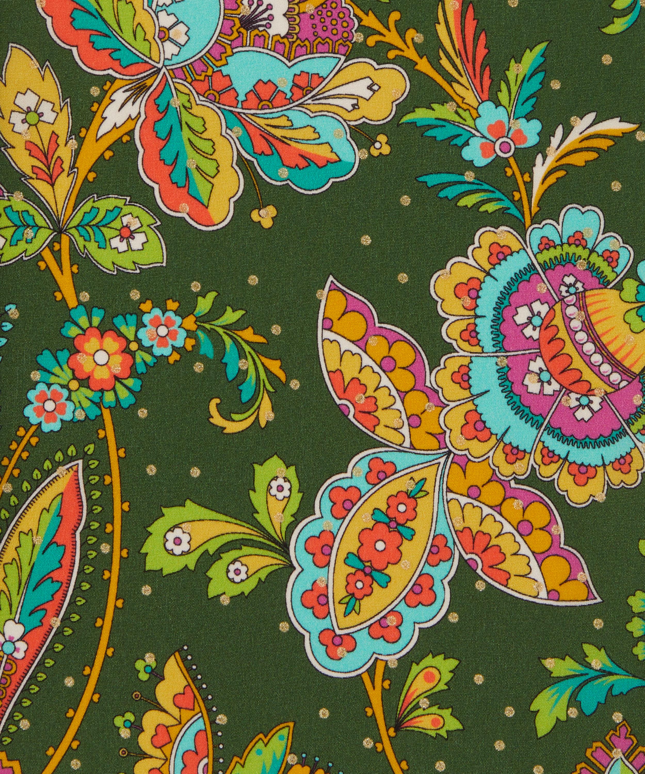Liberty Fabrics - Epiphany Trail Spot Metallics Crepe de Chine image number 0