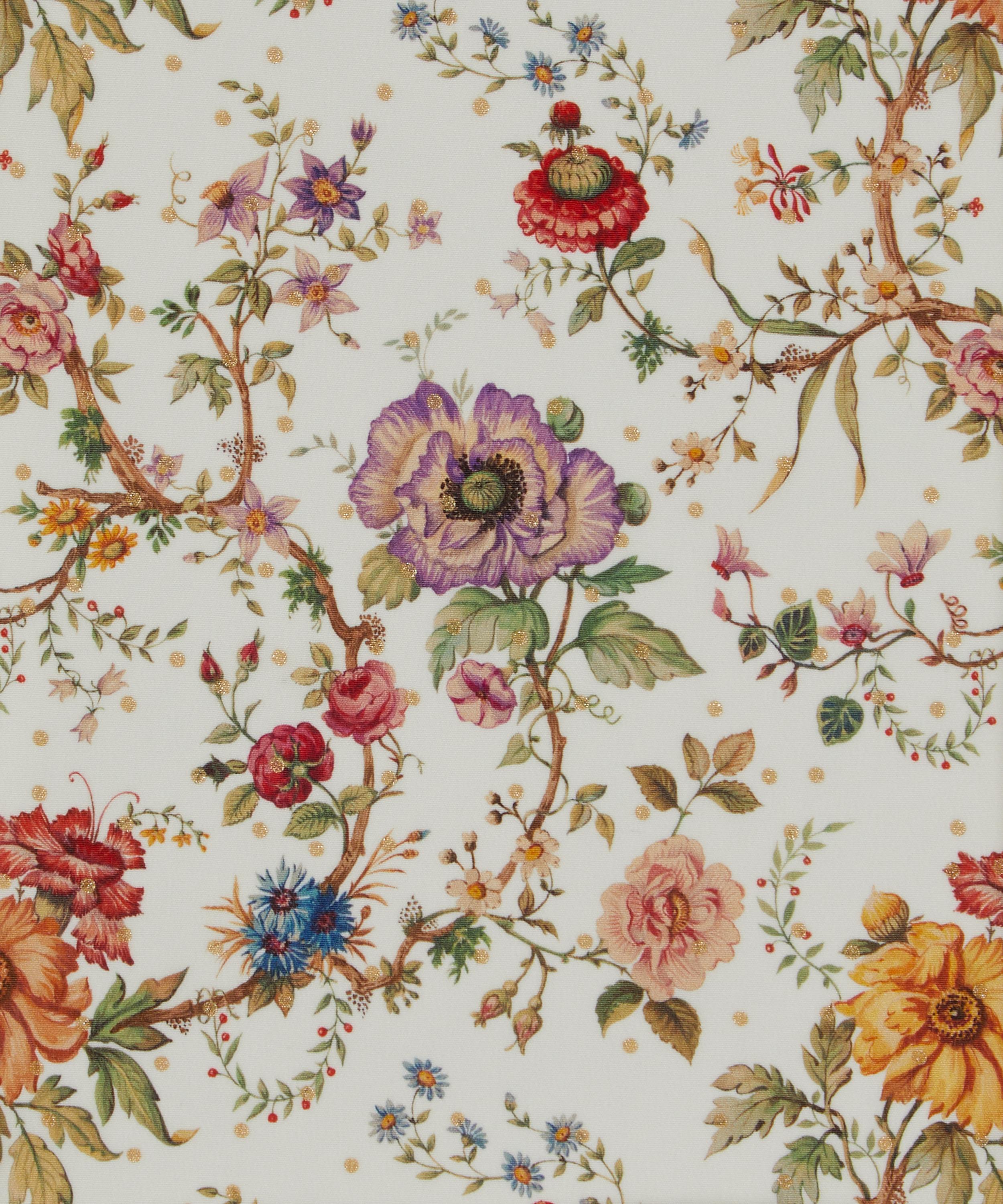 Liberty Fabrics - Archive Garden Spot Metallics Crepe de Chine