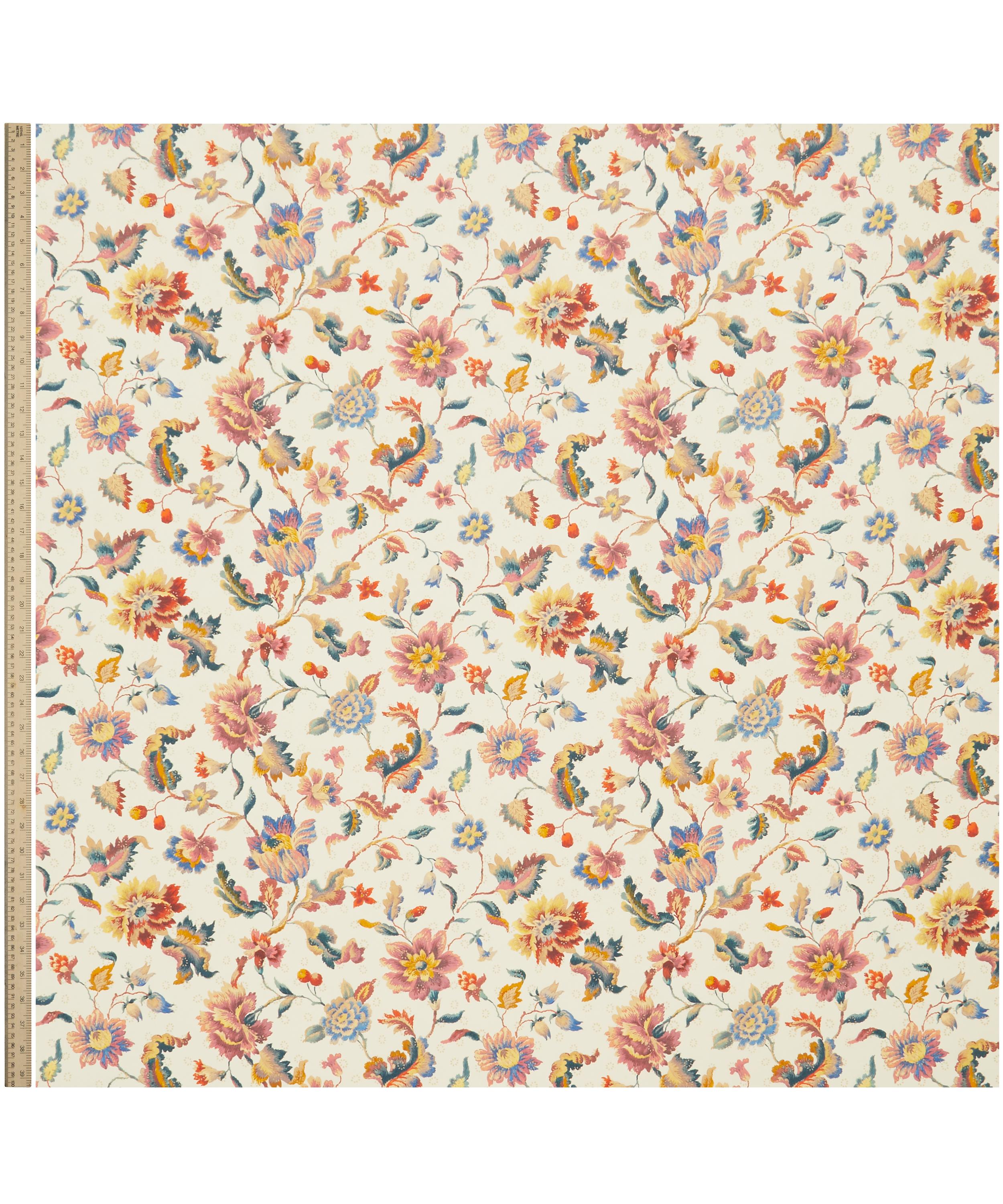 Liberty Fabrics - Embroidered Vine Sun Metallics Crepe de Chine image number 1
