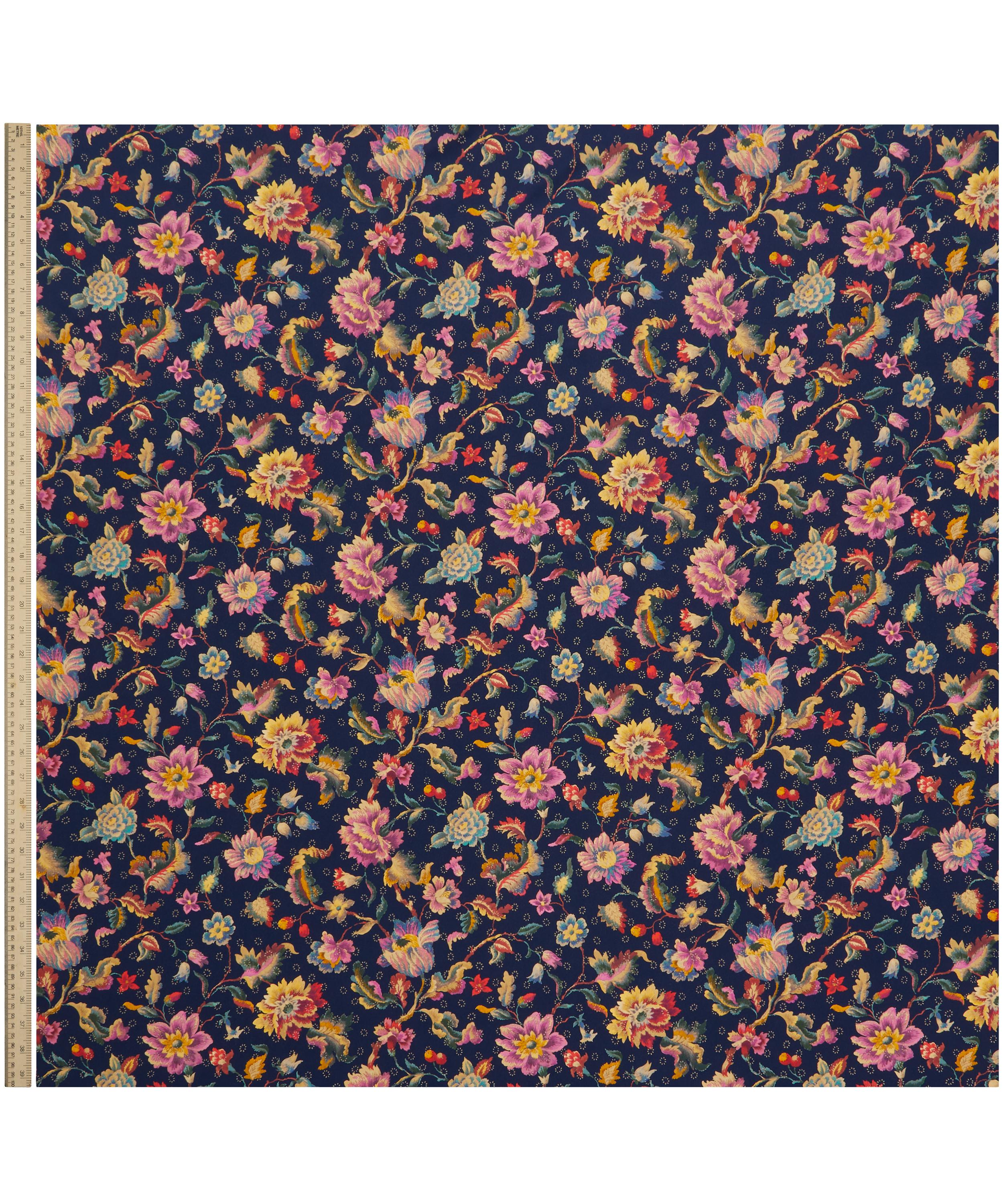 Liberty Fabrics - Embroidered Vine Sun Metallics Crepe de Chine image number 1