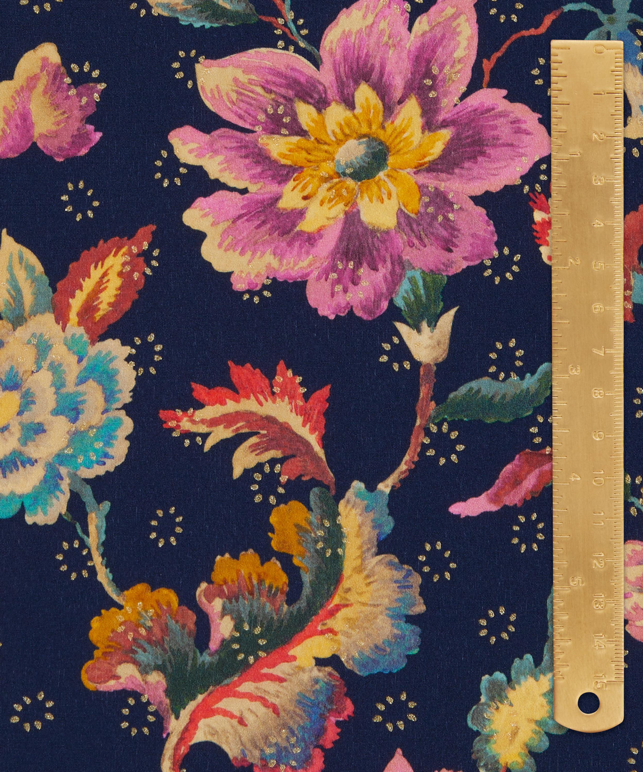 Liberty Fabrics - Embroidered Vine Sun Metallics Crepe de Chine image number 4