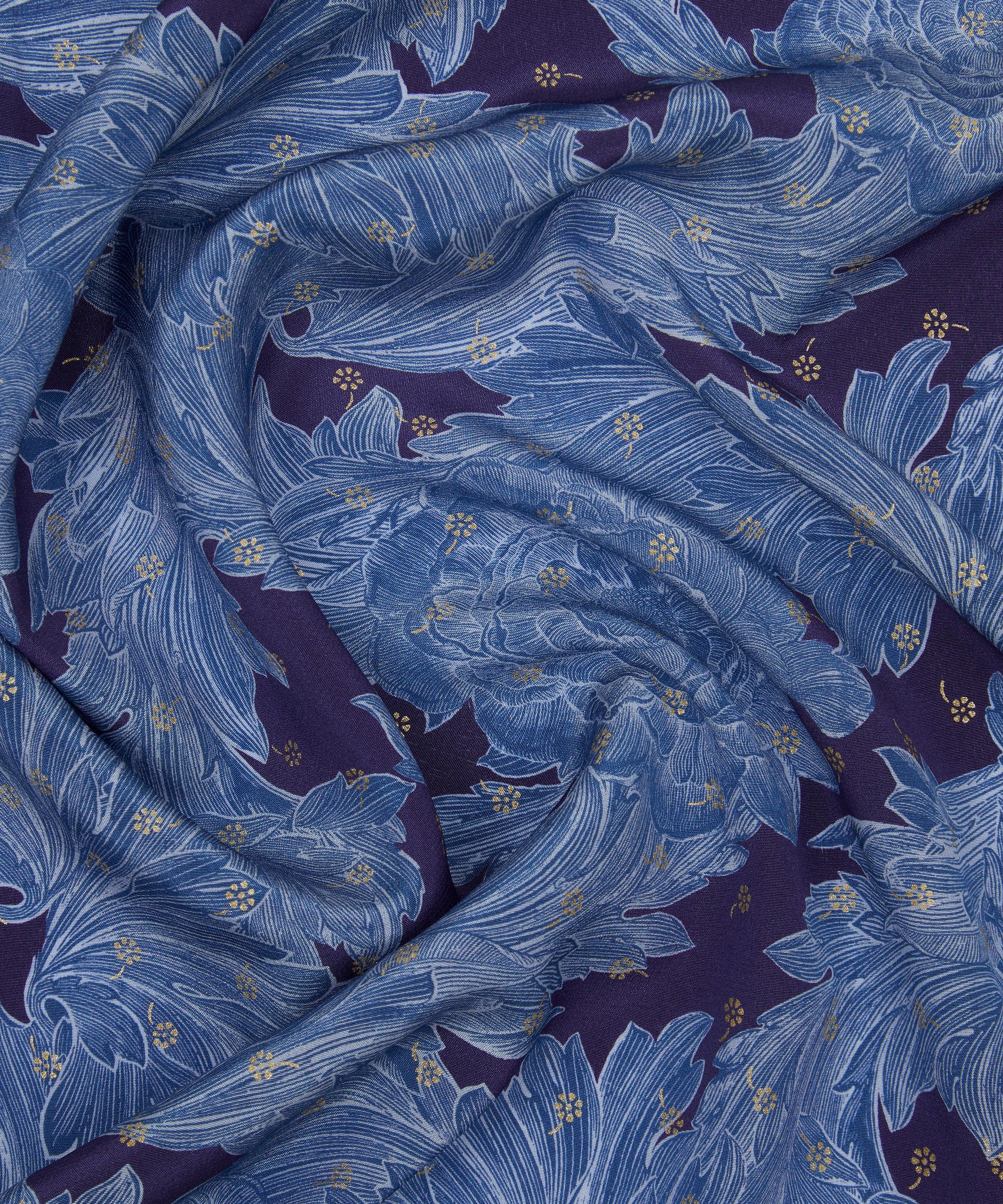 Liberty Fabrics - Etched Acanthus Blossom Metallics Crepe de Chine image number 3