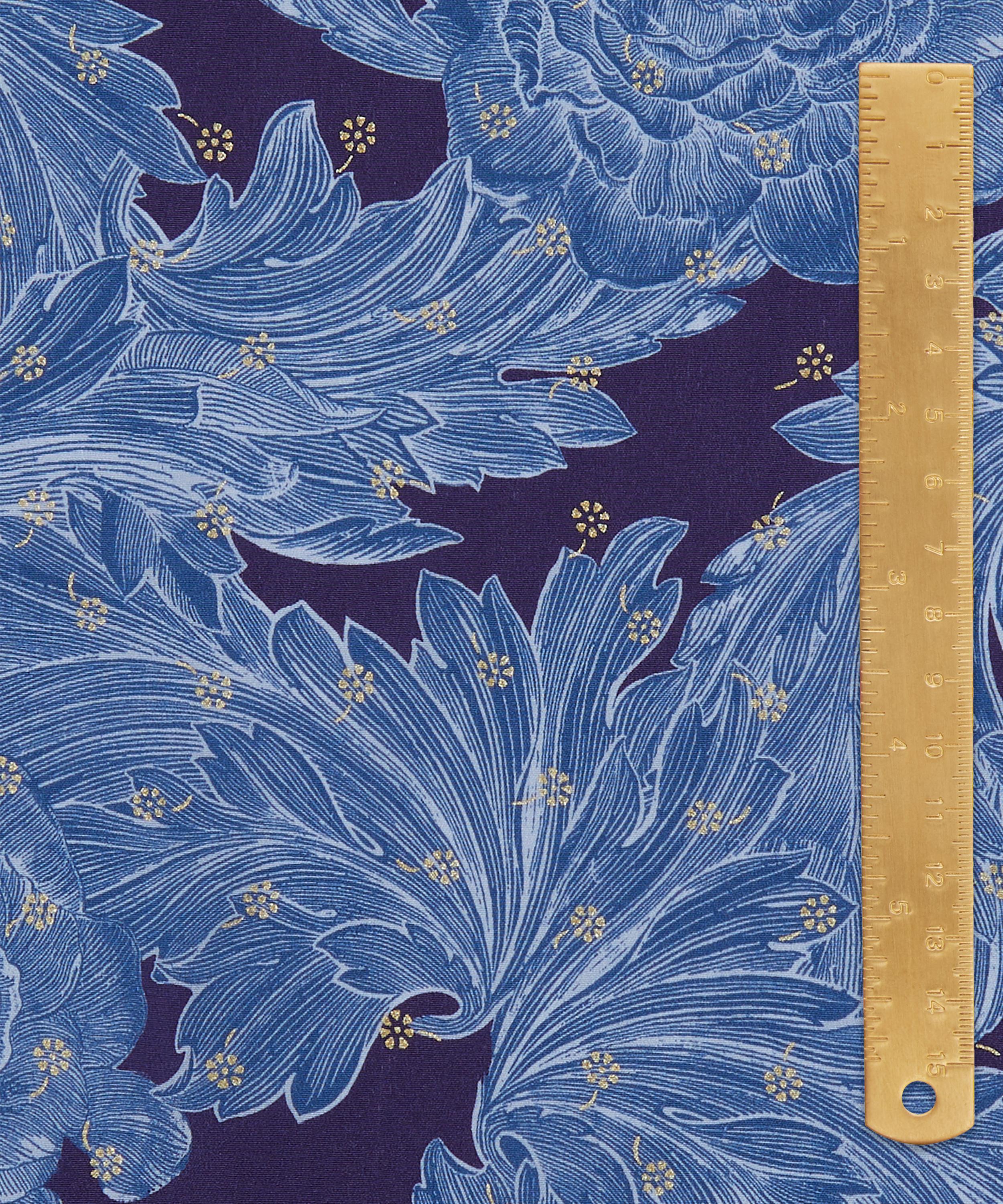 Liberty Fabrics - Etched Acanthus Blossom Metallics Crepe de Chine image number 4