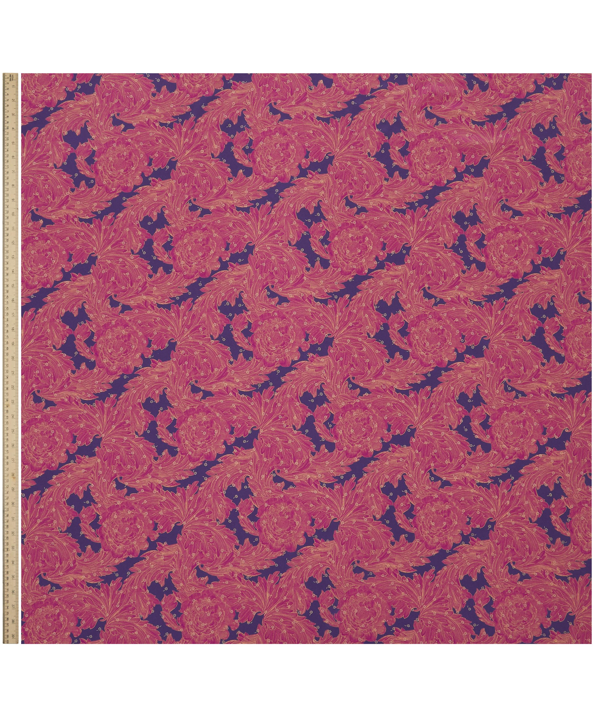 Liberty Fabrics - Etched Acanthus Blossom Metallics Crepe de Chine image number 1