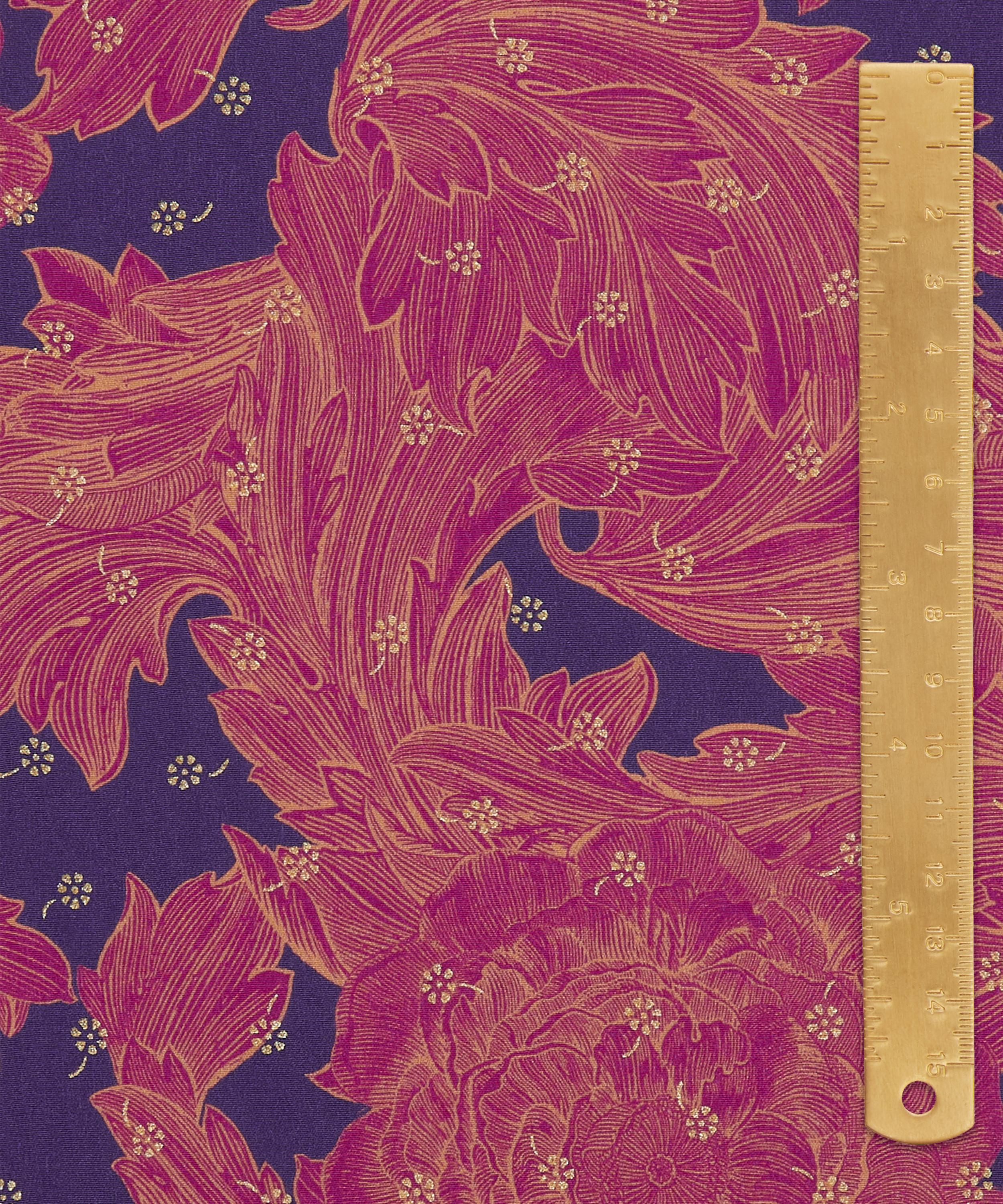 Liberty Fabrics - Etched Acanthus Blossom Metallics Crepe de Chine image number 4