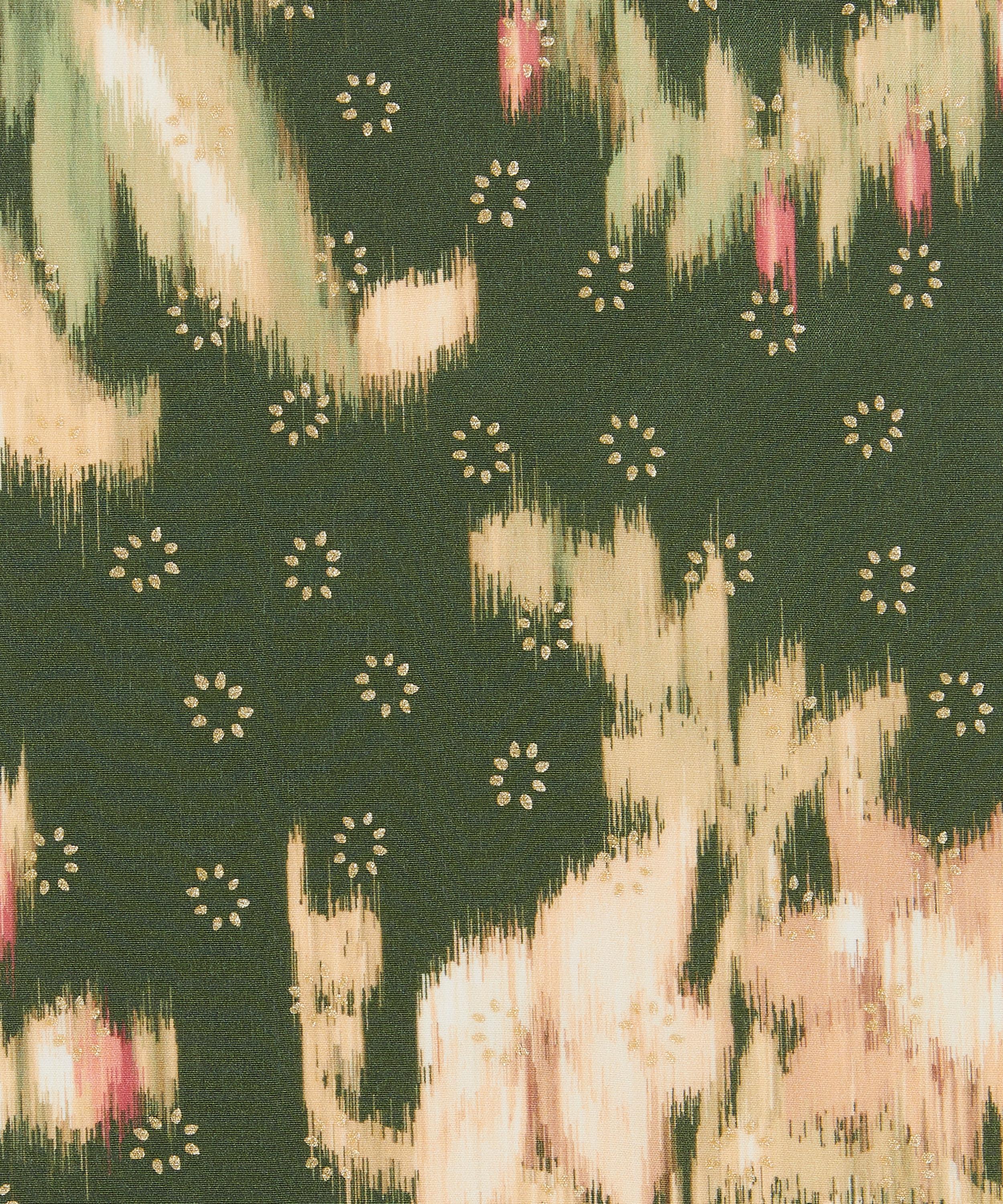 Liberty Fabrics - Ikat Garden Sun Metallics Crepe de Chine