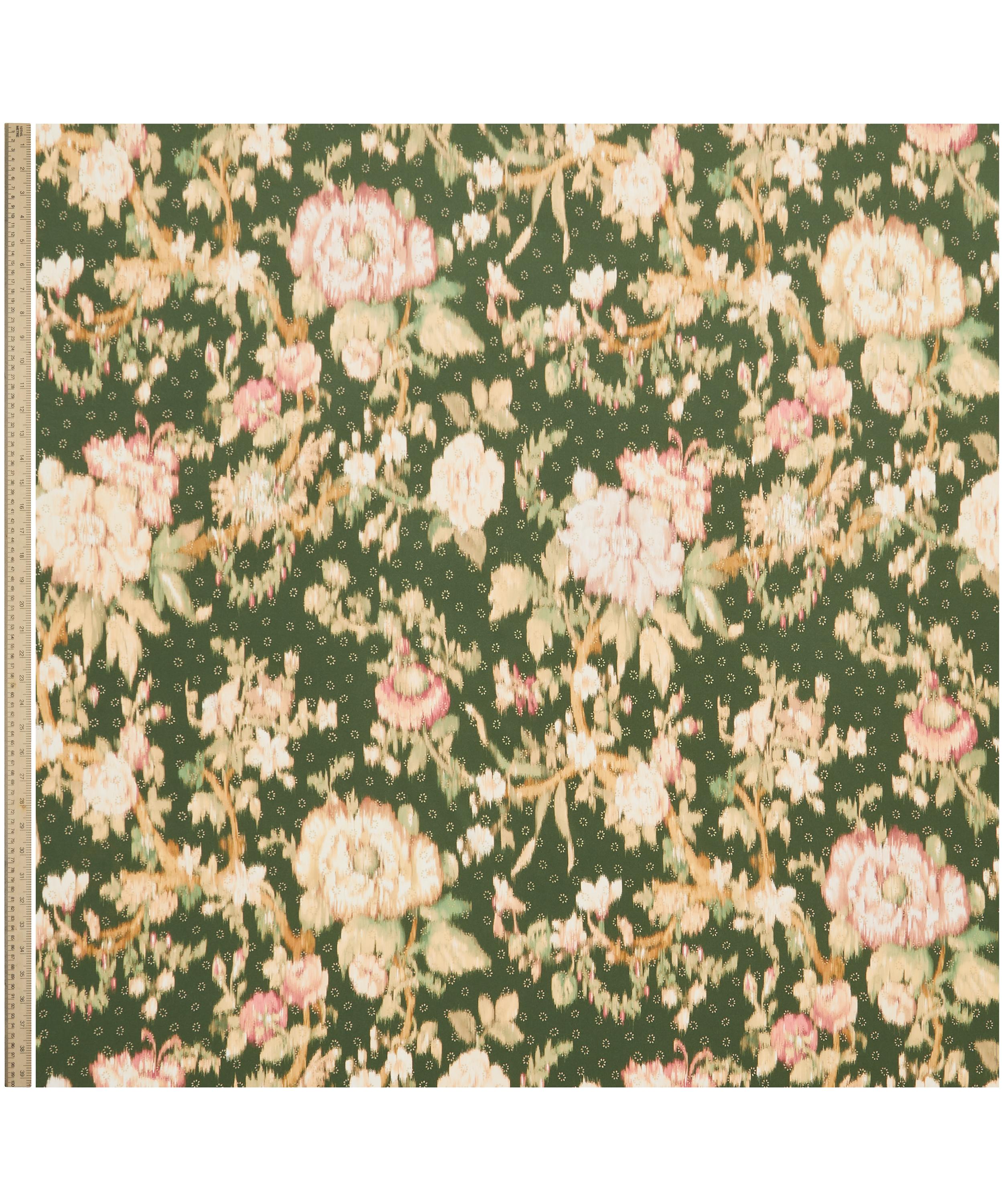 Liberty Fabrics - Ikat Garden Sun Metallics Crepe de Chine image number 1