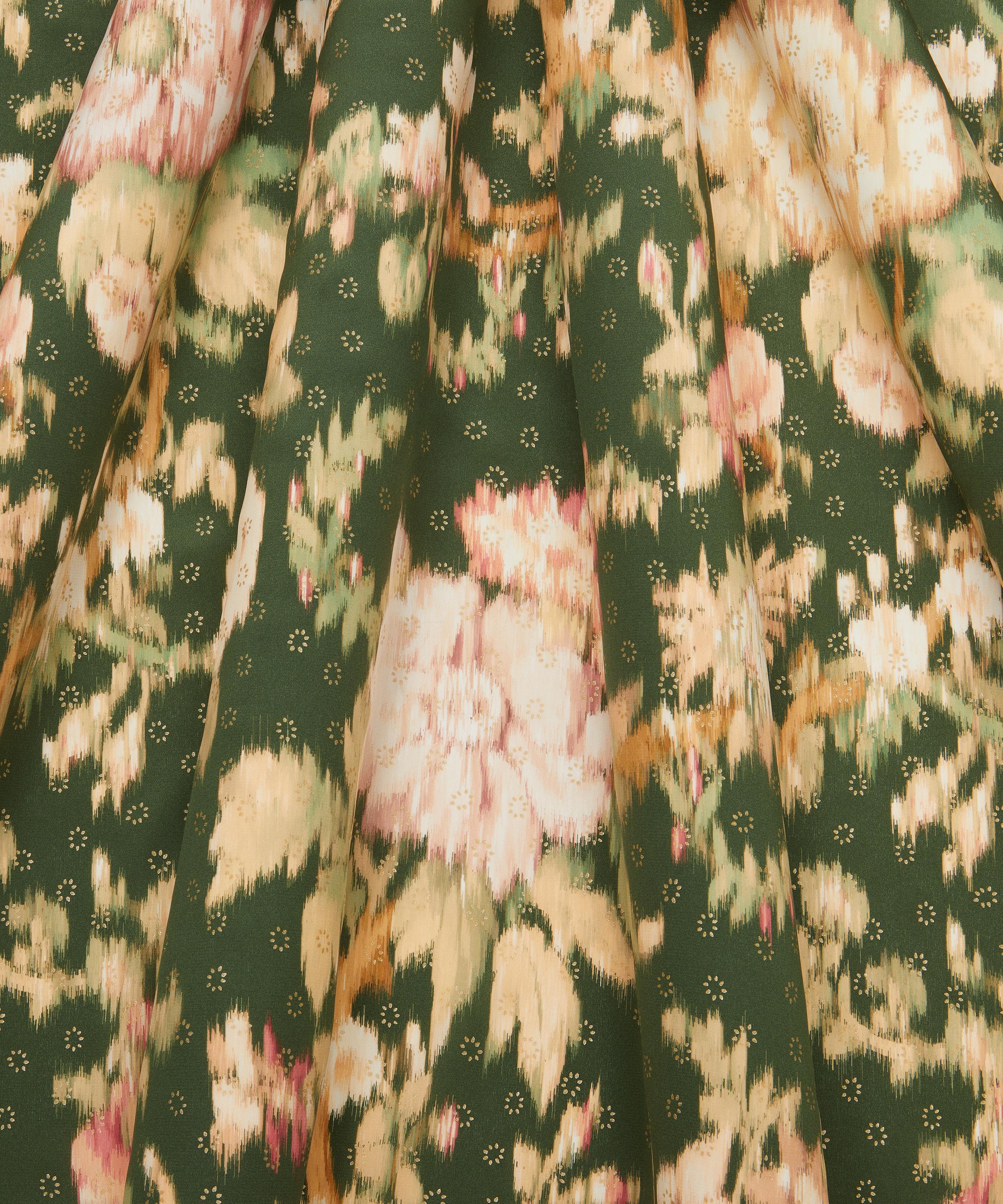 Liberty Fabrics - Ikat Garden Sun Metallics Crepe de Chine image number 2