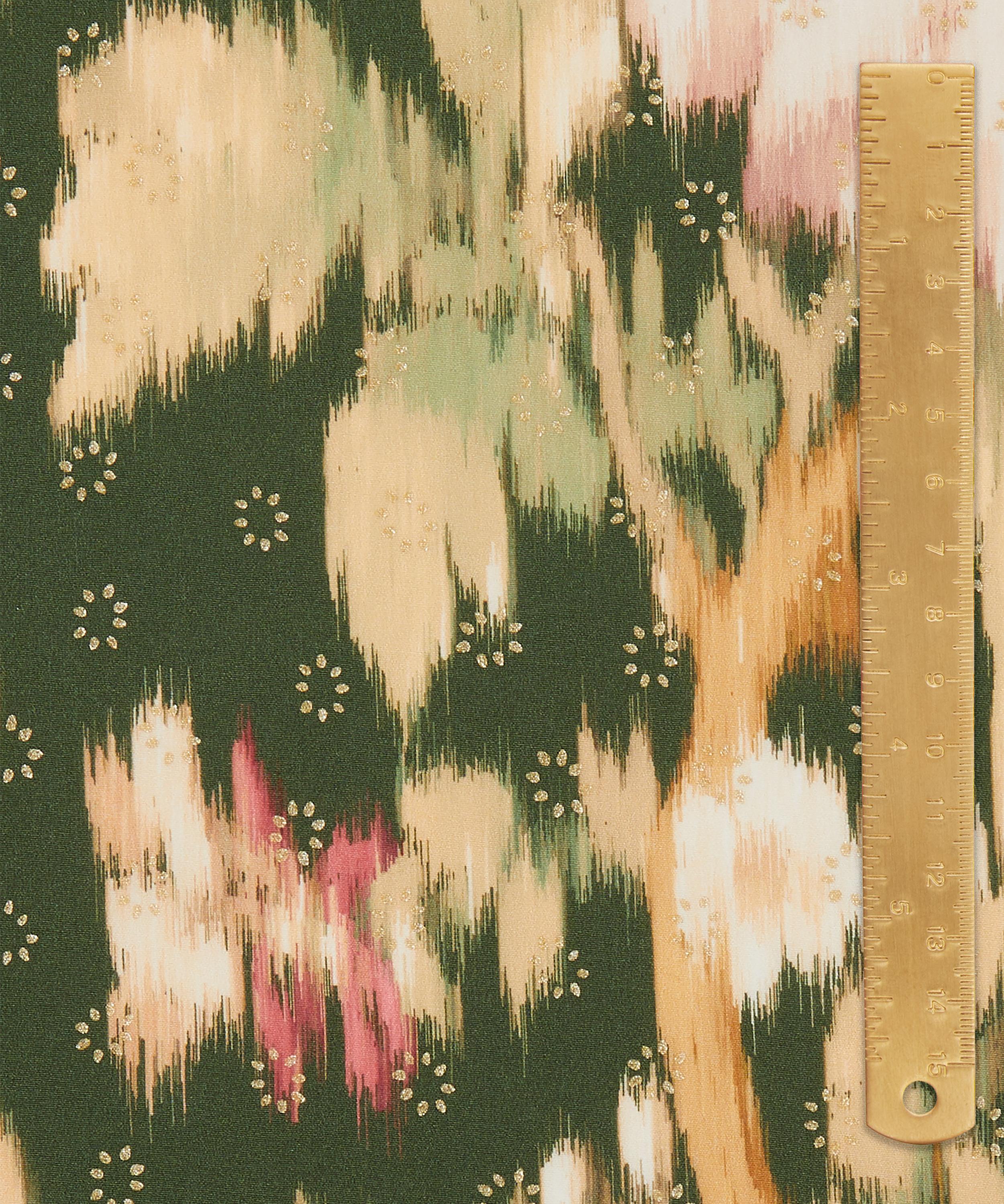 Liberty Fabrics - Ikat Garden Sun Metallics Crepe de Chine image number 4
