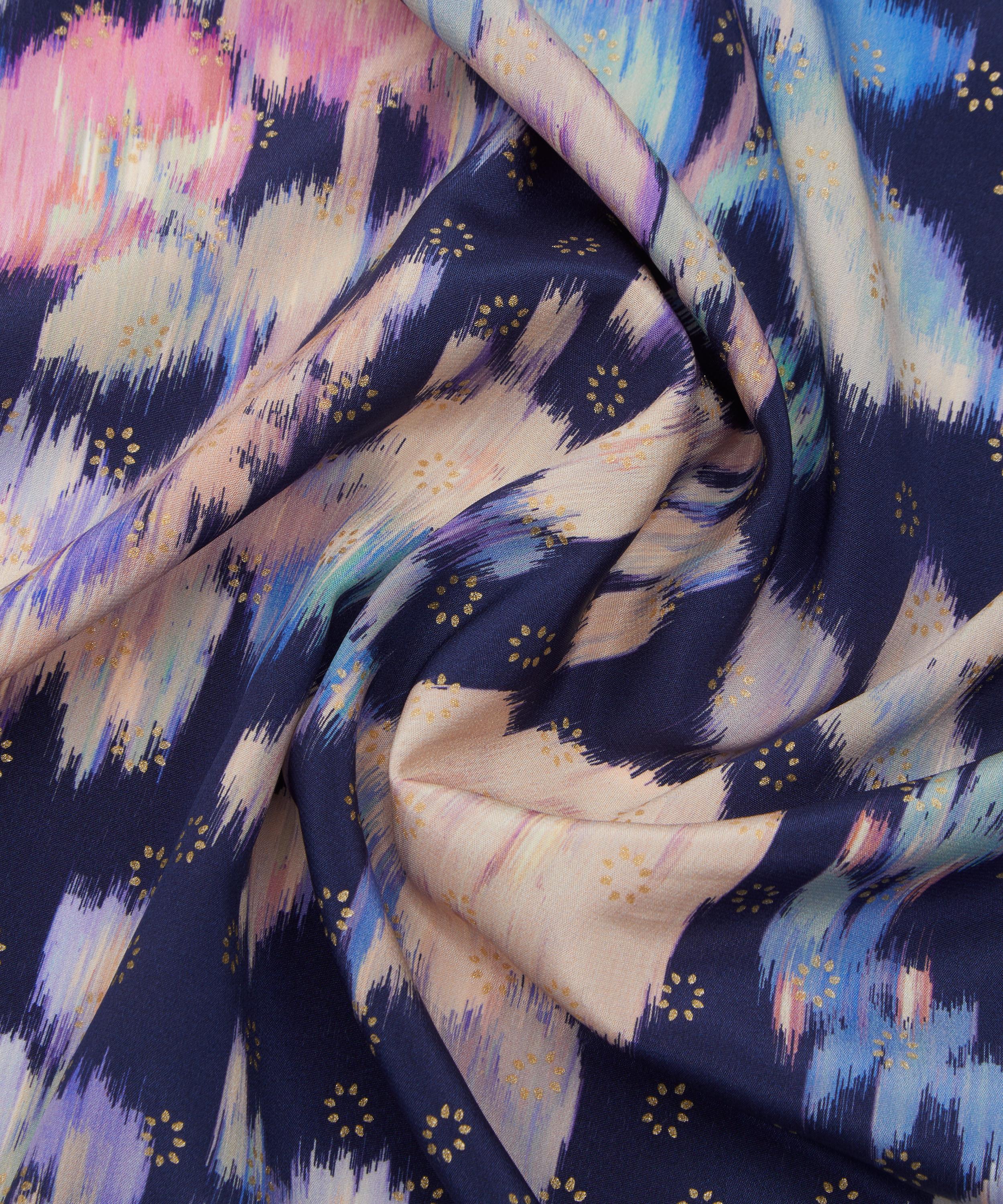 Liberty Fabrics - Ikat Garden Sun Metallics Crepe de Chine image number 3
