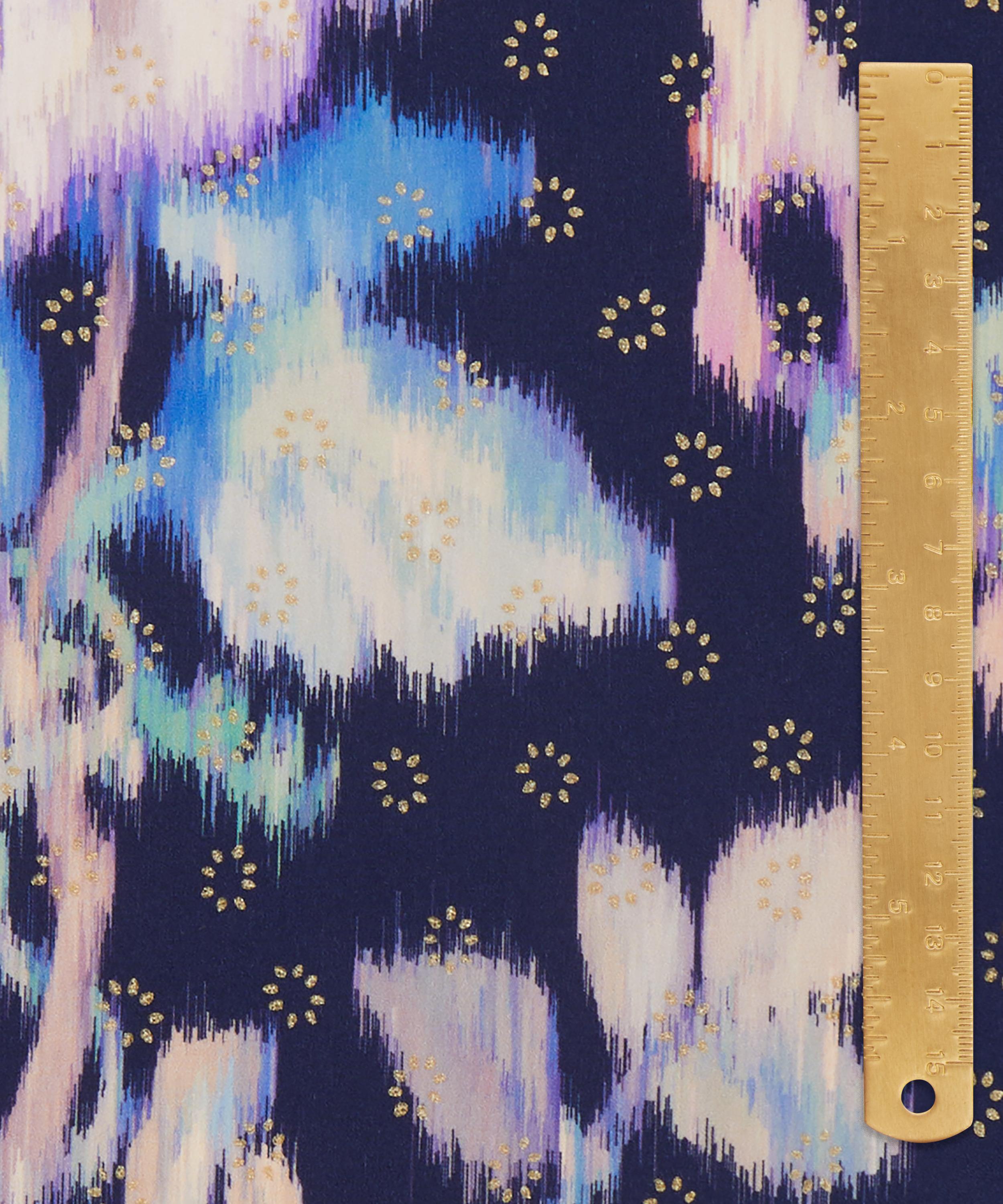 Liberty Fabrics - Ikat Garden Sun Metallics Crepe de Chine image number 4