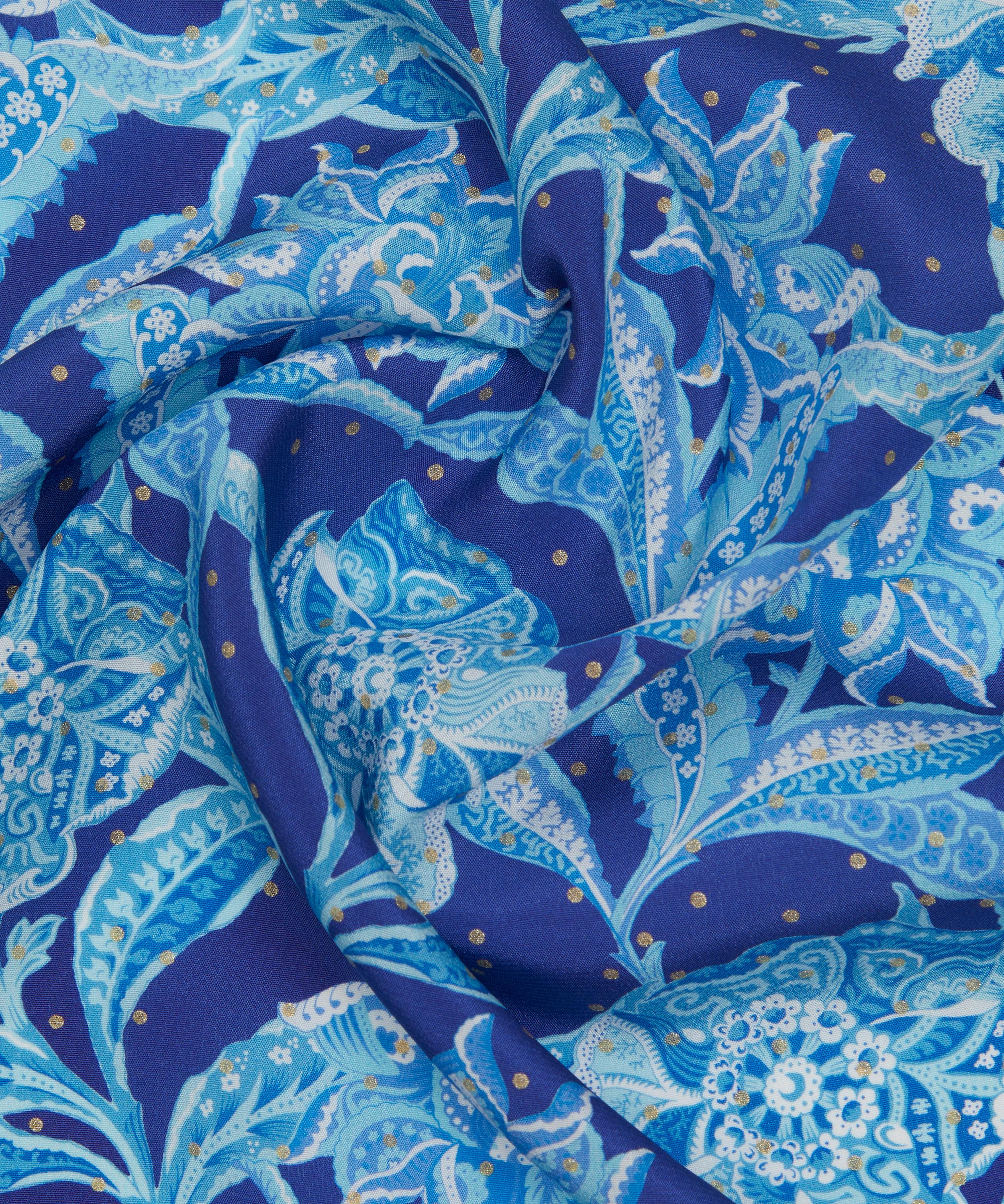 Liberty Fabrics - Floral Chintz Spot Metallics Crepe de Chine image number 3
