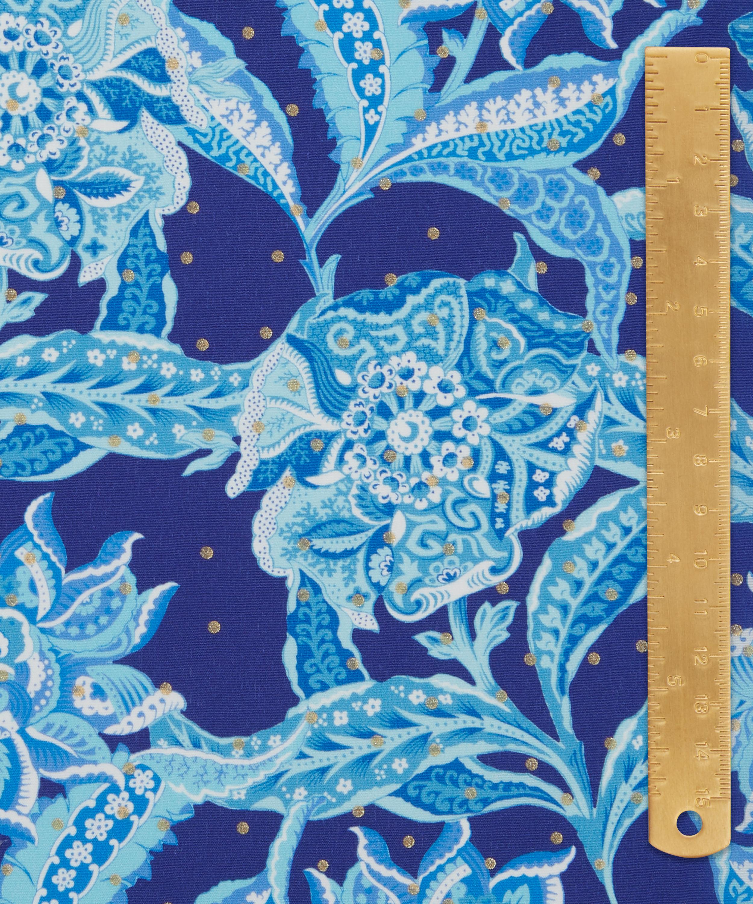 Liberty Fabrics - Floral Chintz Spot Metallics Crepe de Chine image number 4
