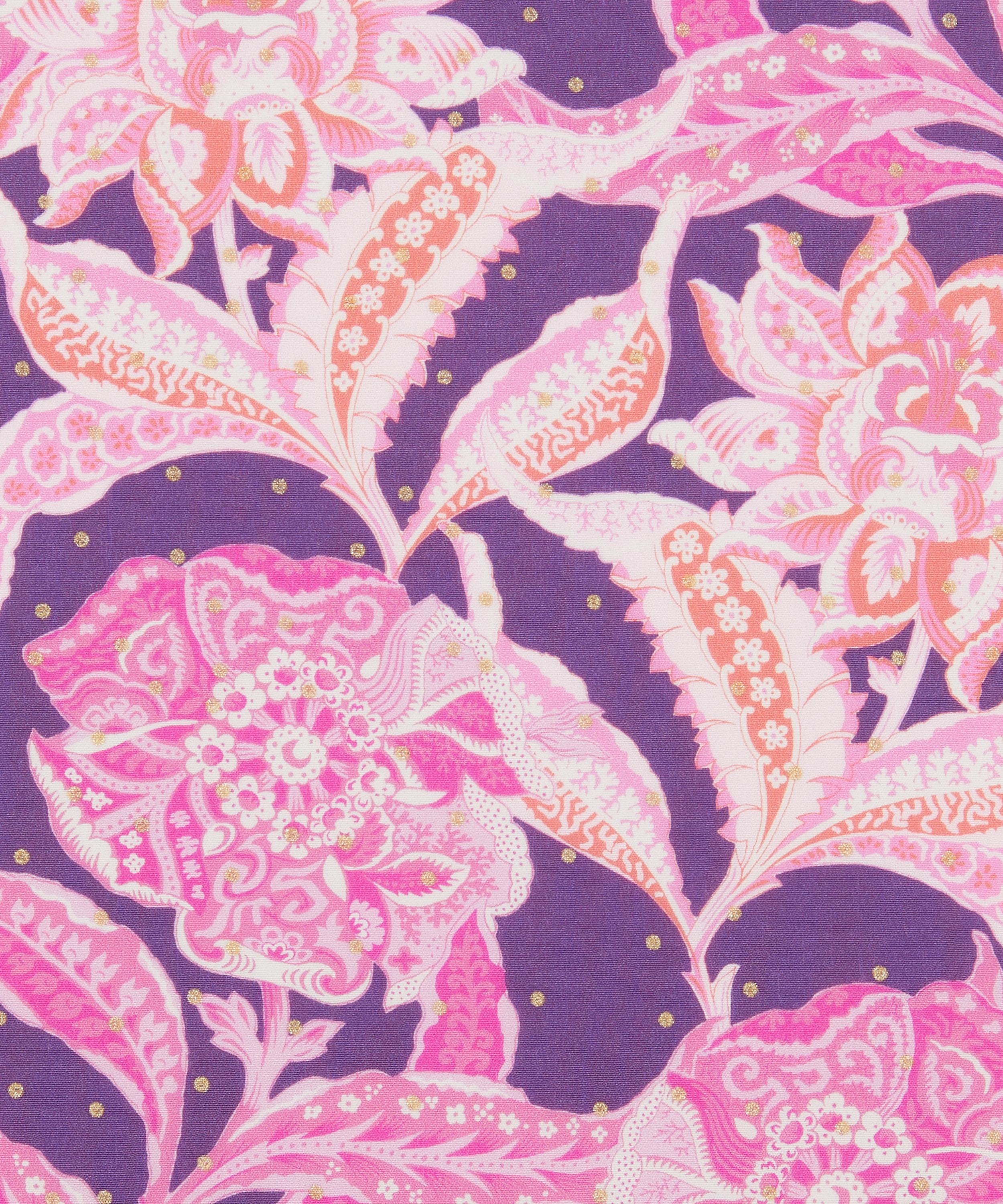 Liberty Fabrics - Floral Chintz Spot Metallics Crepe de Chine