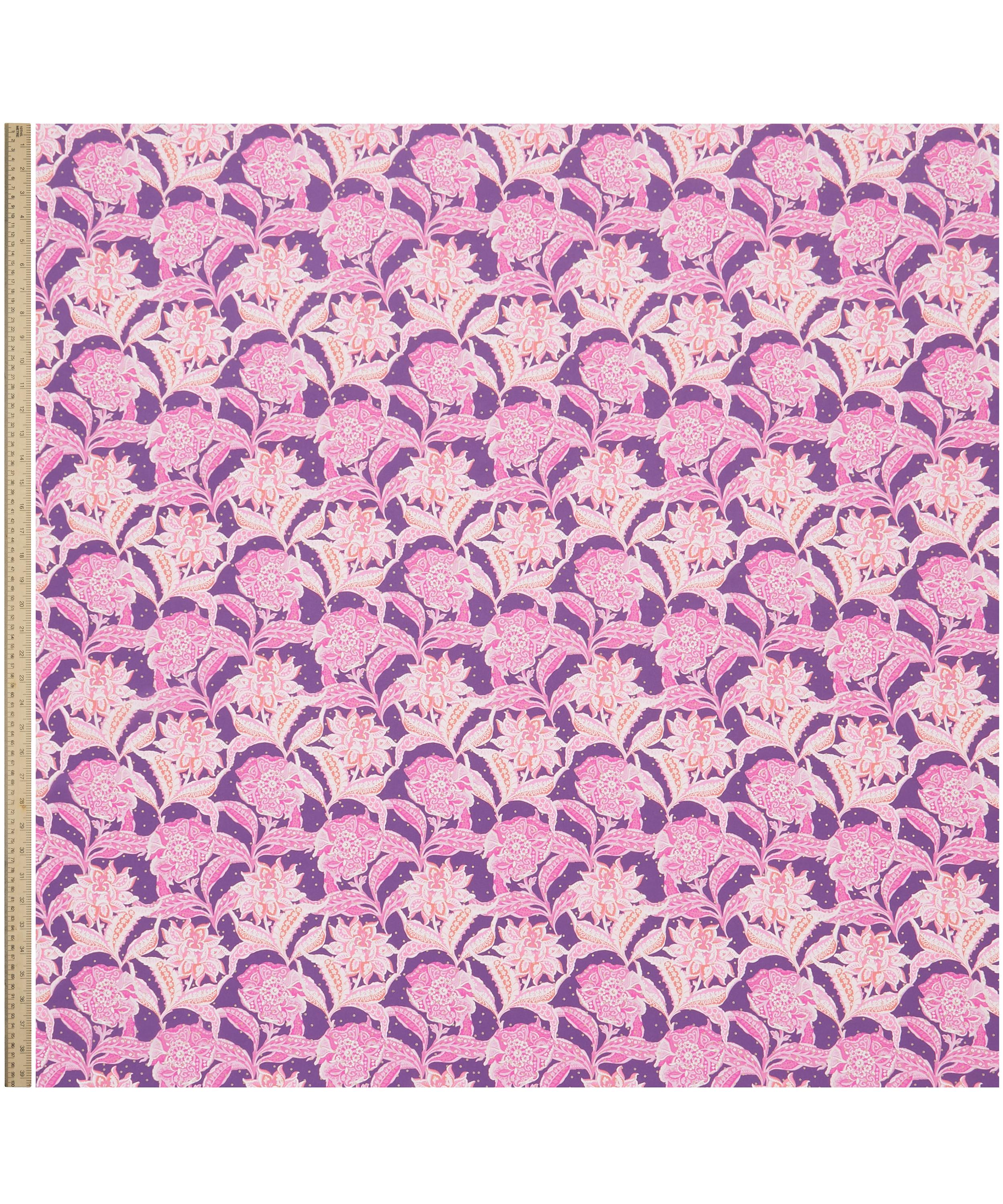 Liberty Fabrics - Floral Chintz Spot Metallics Crepe de Chine image number 1