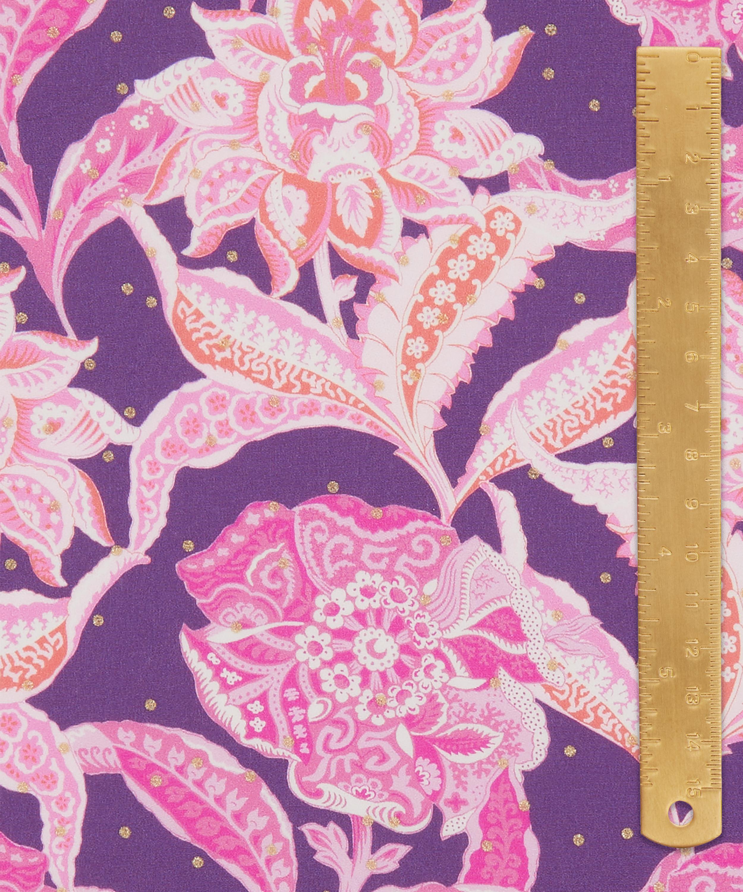 Liberty Fabrics - Floral Chintz Spot Metallics Crepe de Chine image number 4