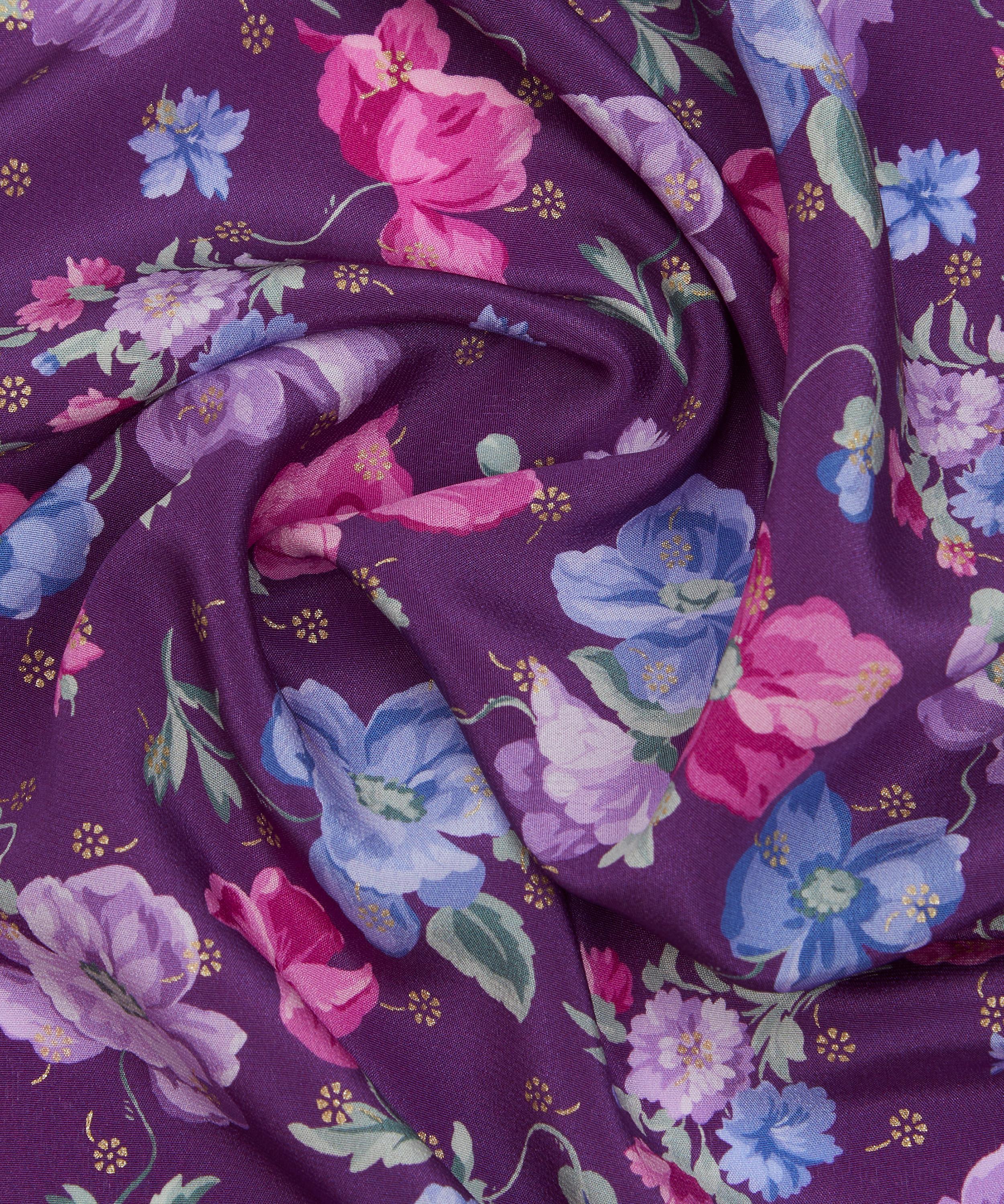 Liberty Fabrics - Grace Posy Blossom Metallics Crepe de Chine image number 3