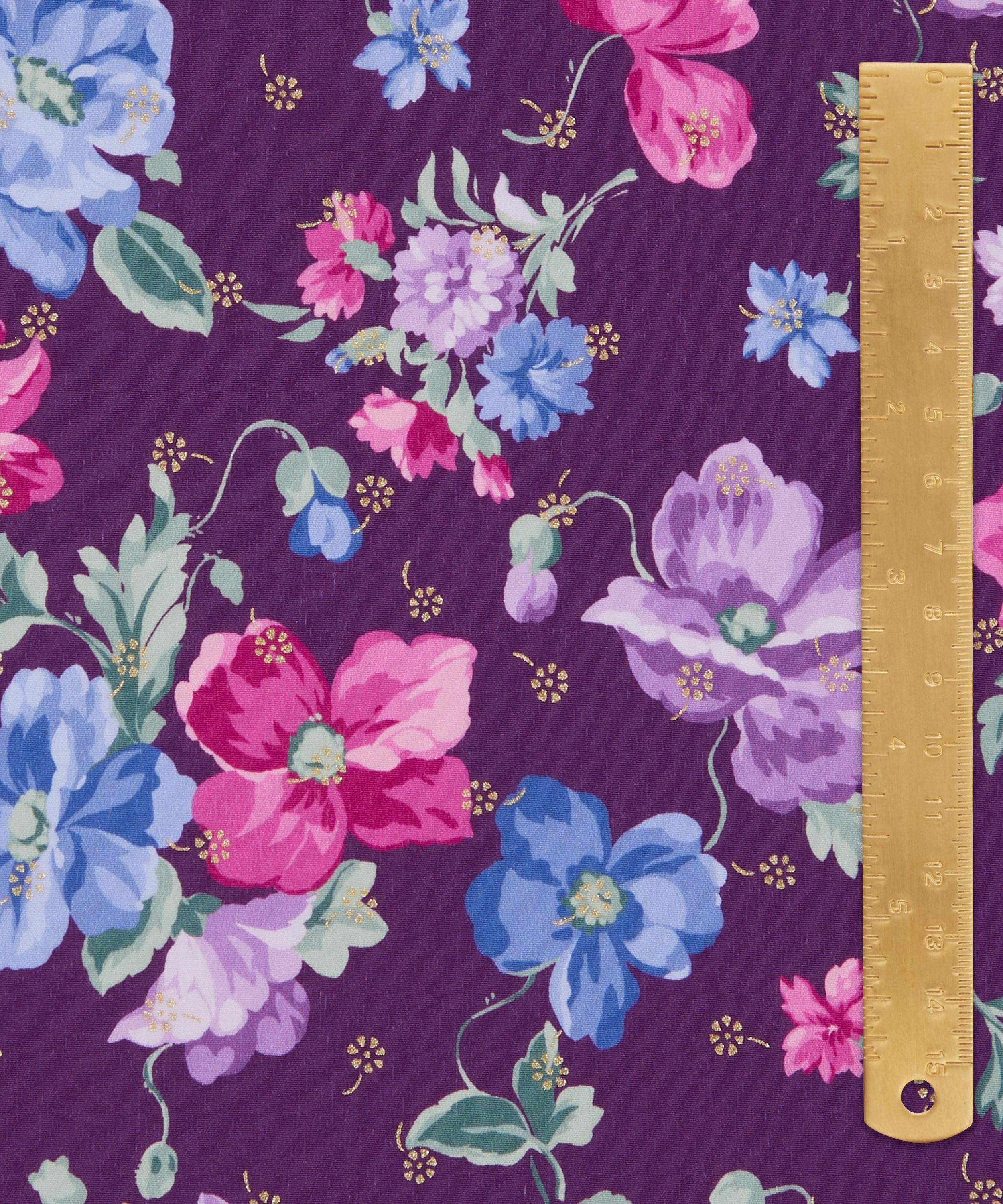 Liberty Fabrics - Grace Posy Blossom Metallics Crepe de Chine image number 4