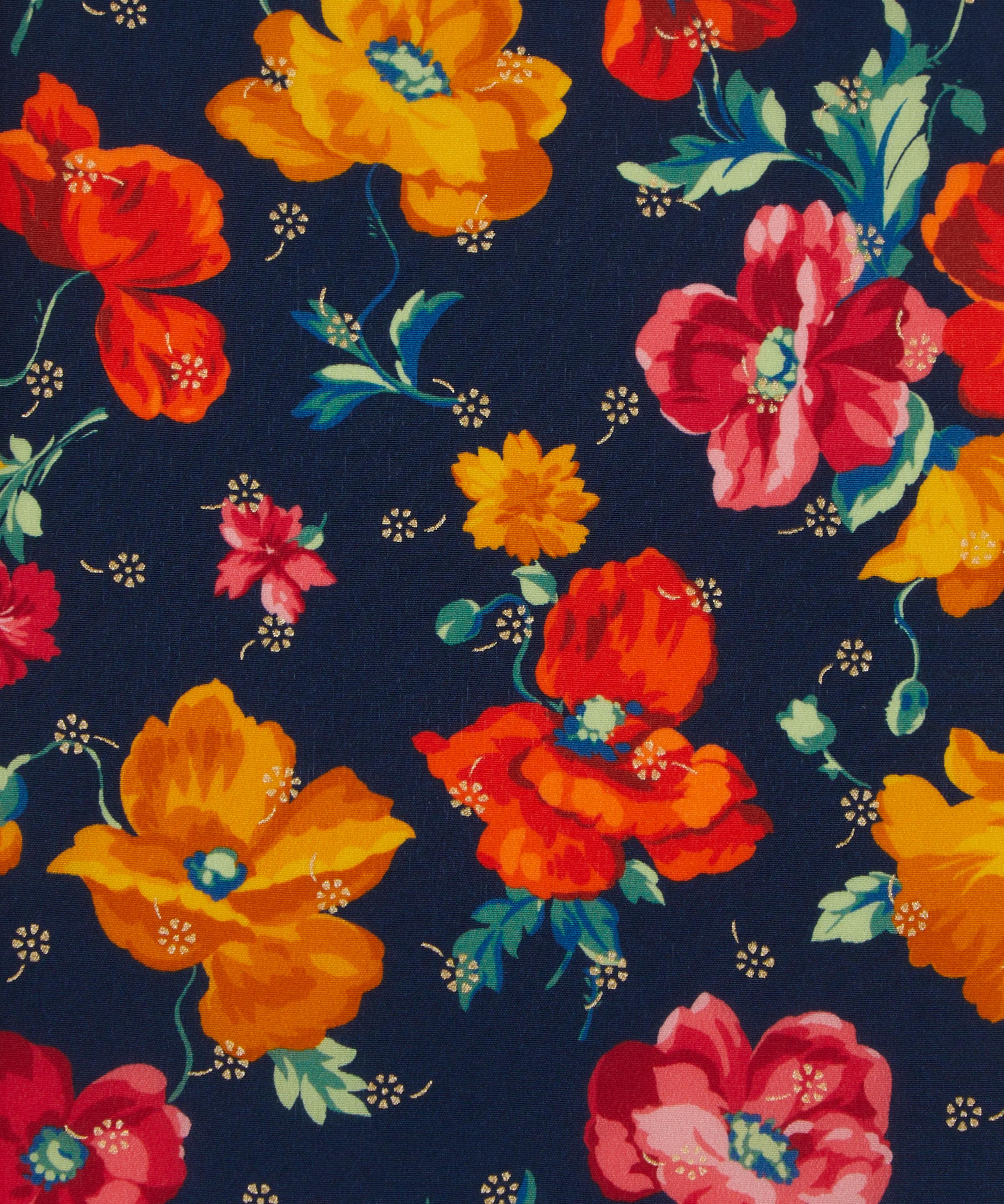 Liberty Fabrics - Grace Posy Blossom Metallics Crepe de Chine image number 0
